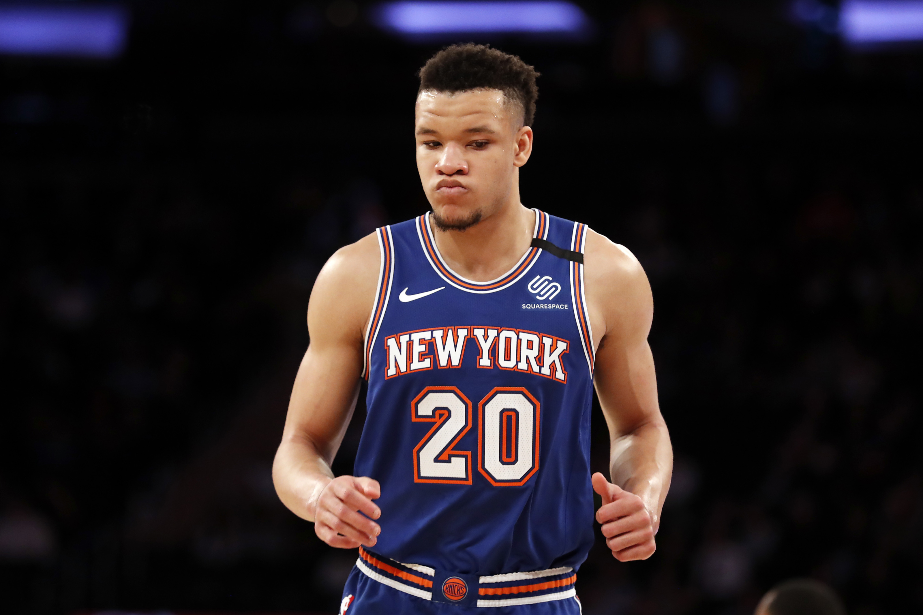 Knicks rookie Kevin Knox returns to starting lineup, spurs a