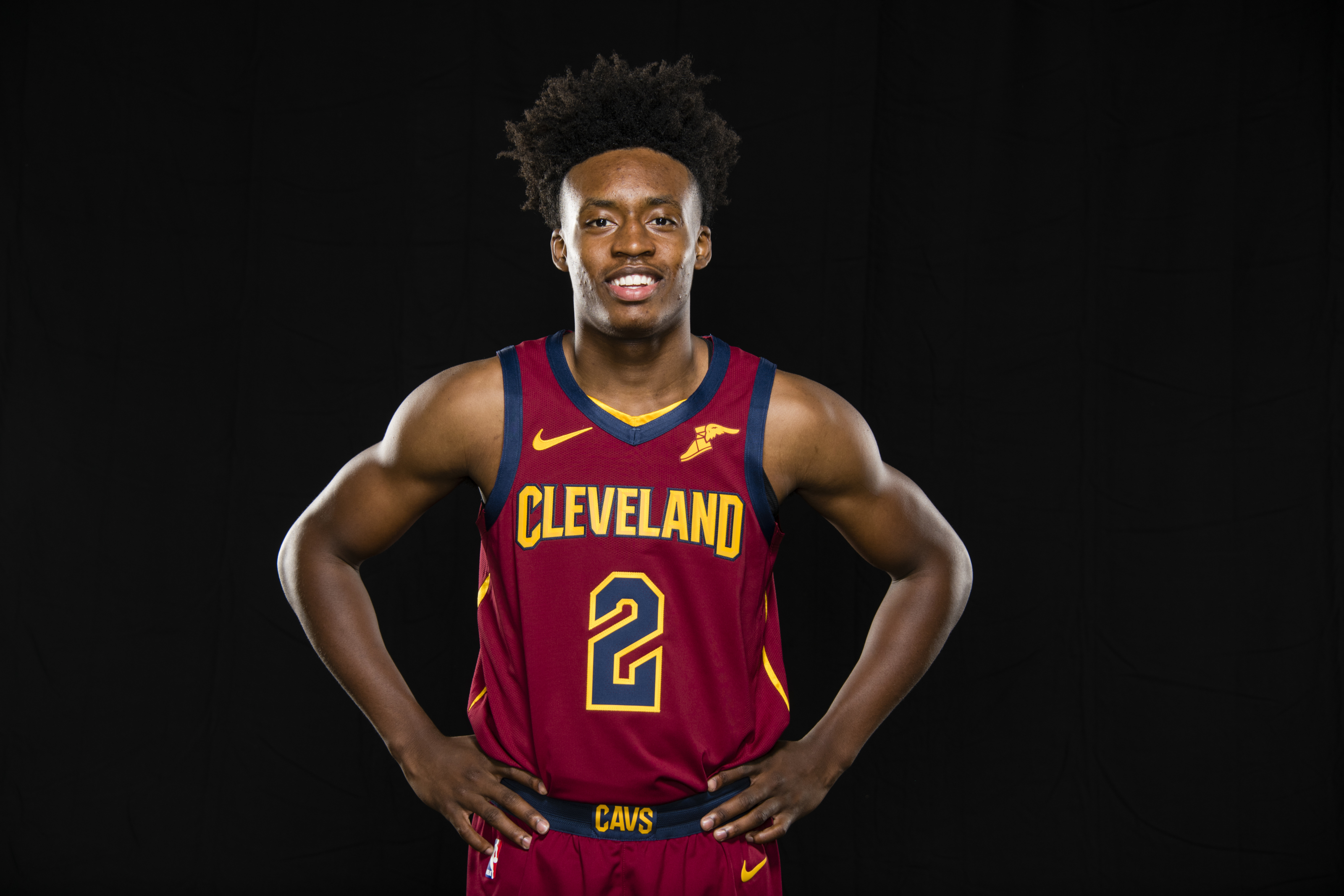 Kyrie Irving reacts to Collin Sexton wearing No. 2 with Cleveland Cavaliers