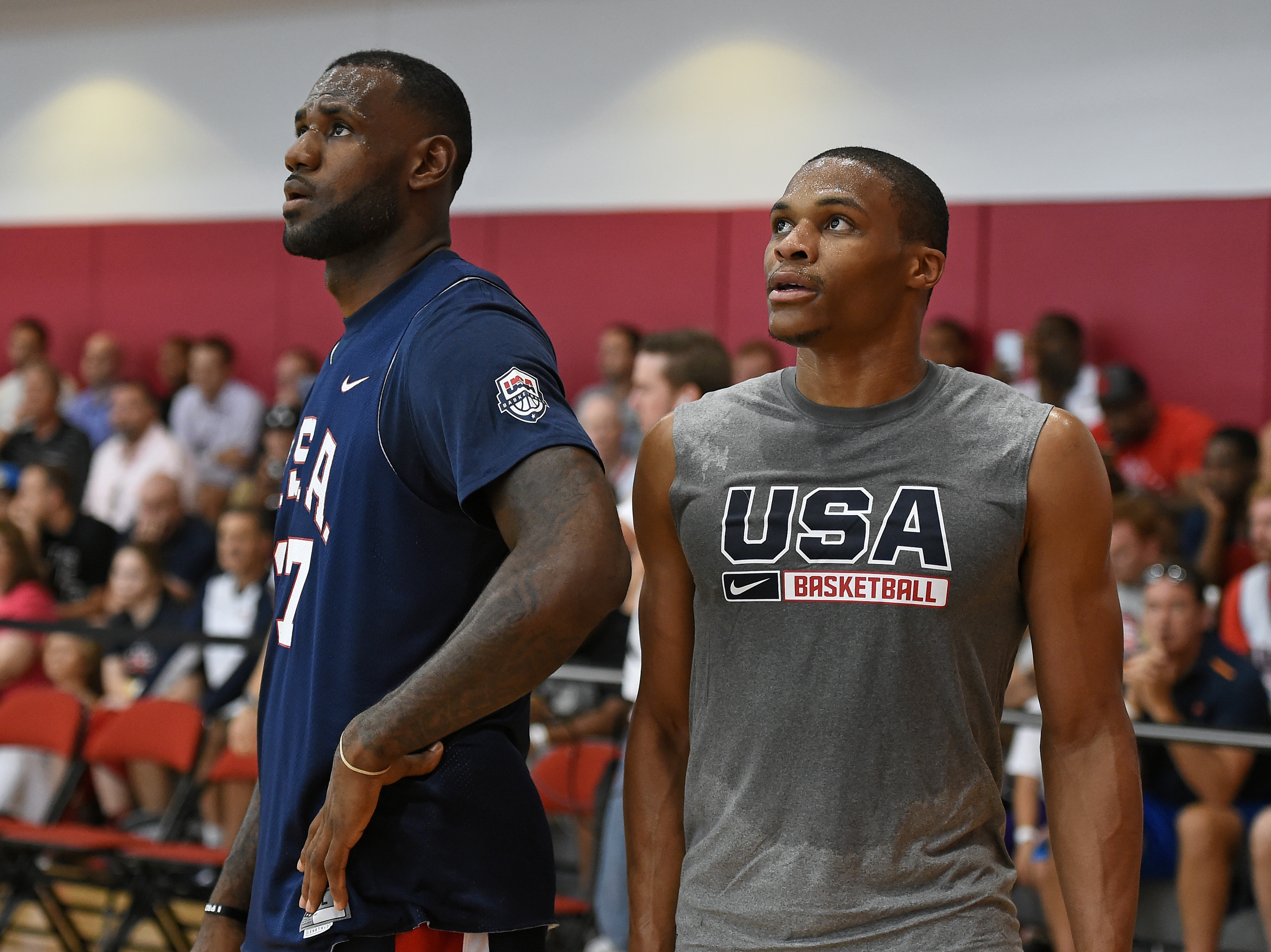 LeBron James, Russell Westbrook at Lakers' summer league, but no