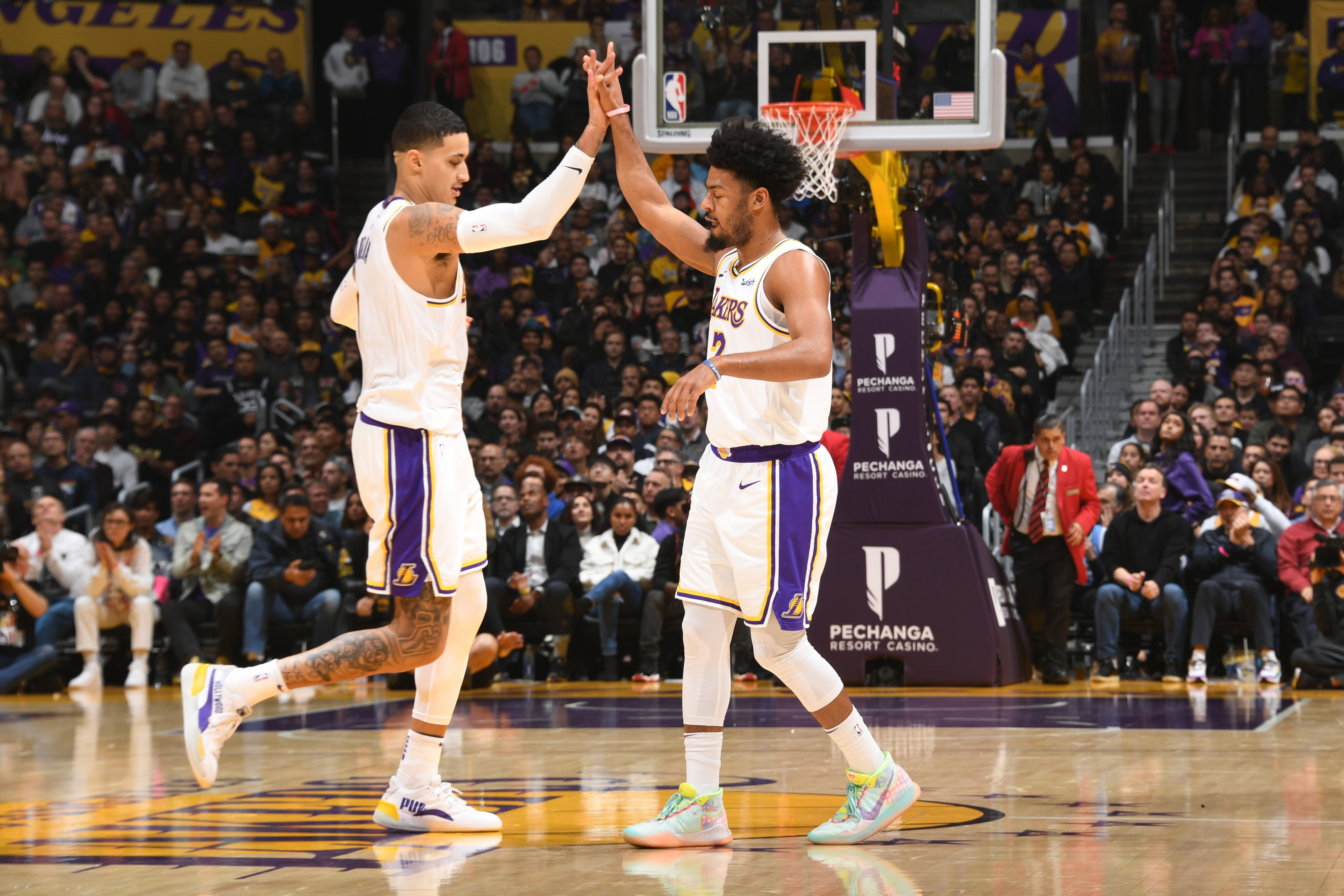 NBA: Why did Los Angeles Lakers' Kyle Kuzma tweet at halftime of game?