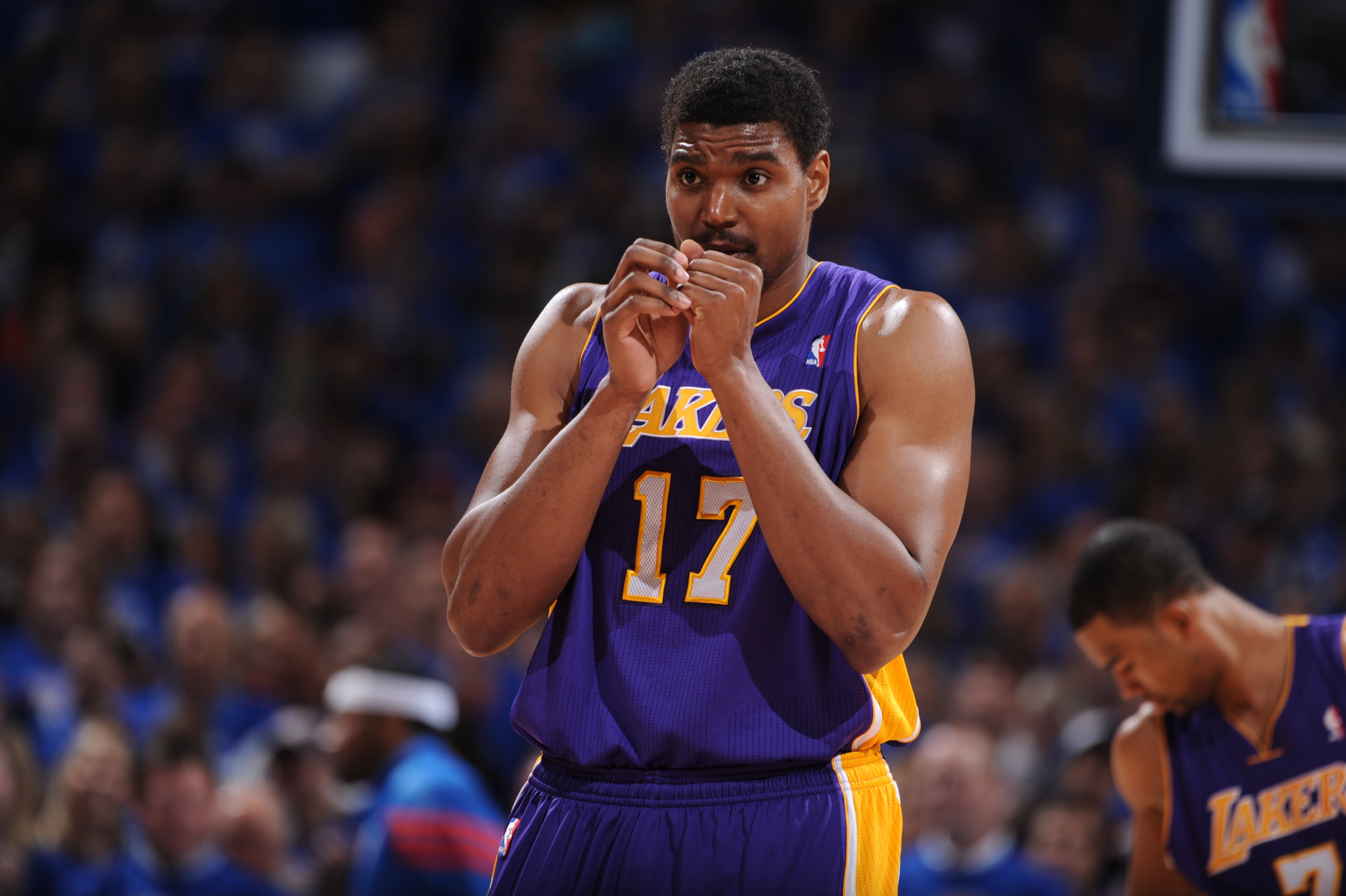 Silver Screen and Roll on X: Former Lakers center Andrew Bynum is