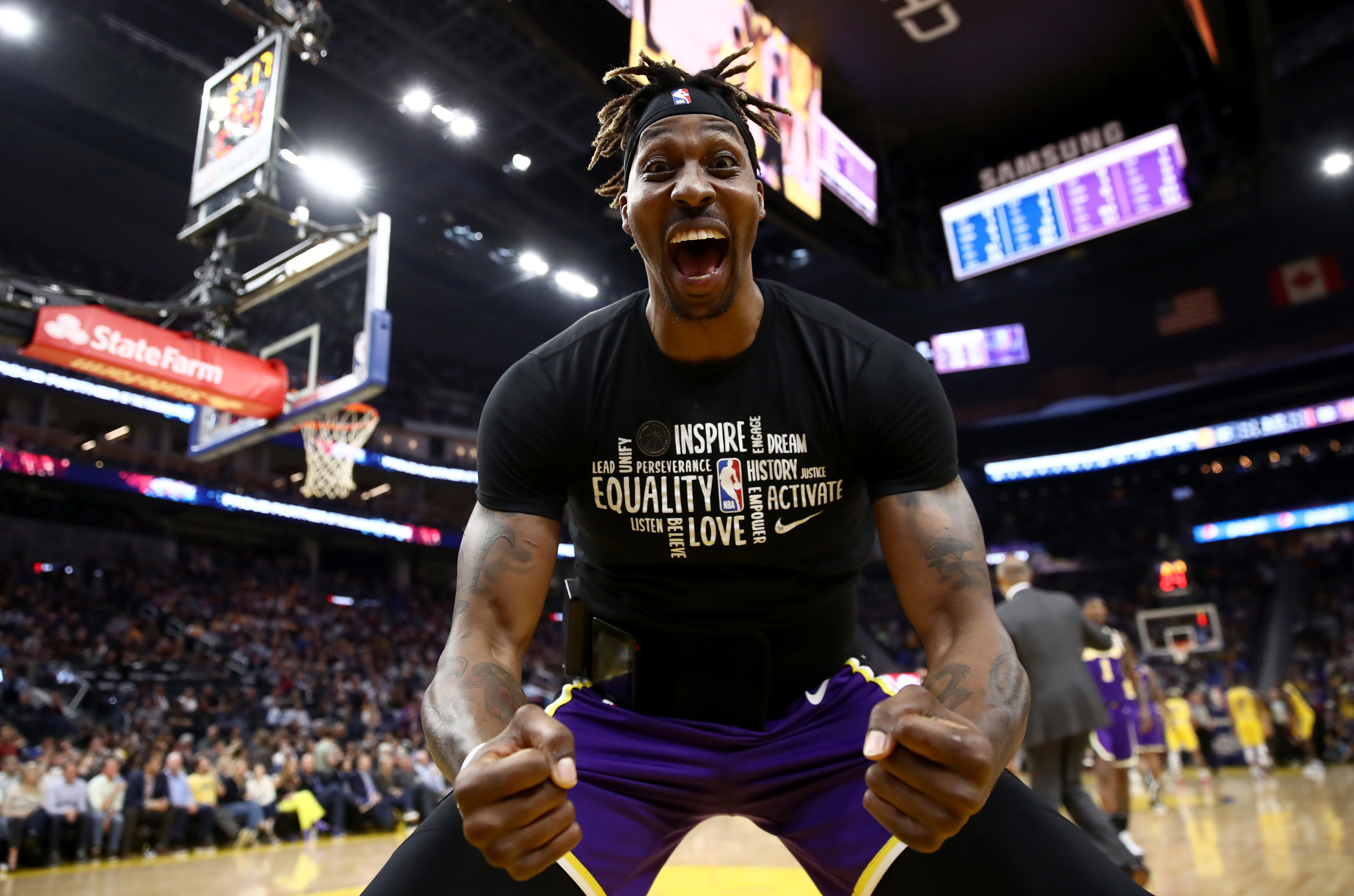 Lakers center Dwight Howard said the mom of his 6-year-old son