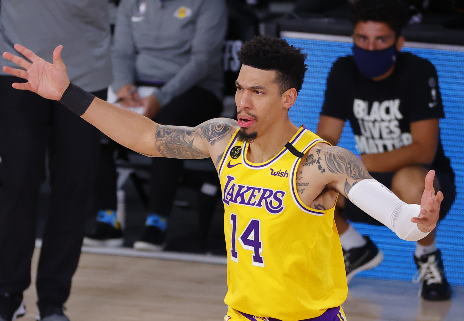 Lakers Outsiders on X: Looks like Danny Green got the wildest of