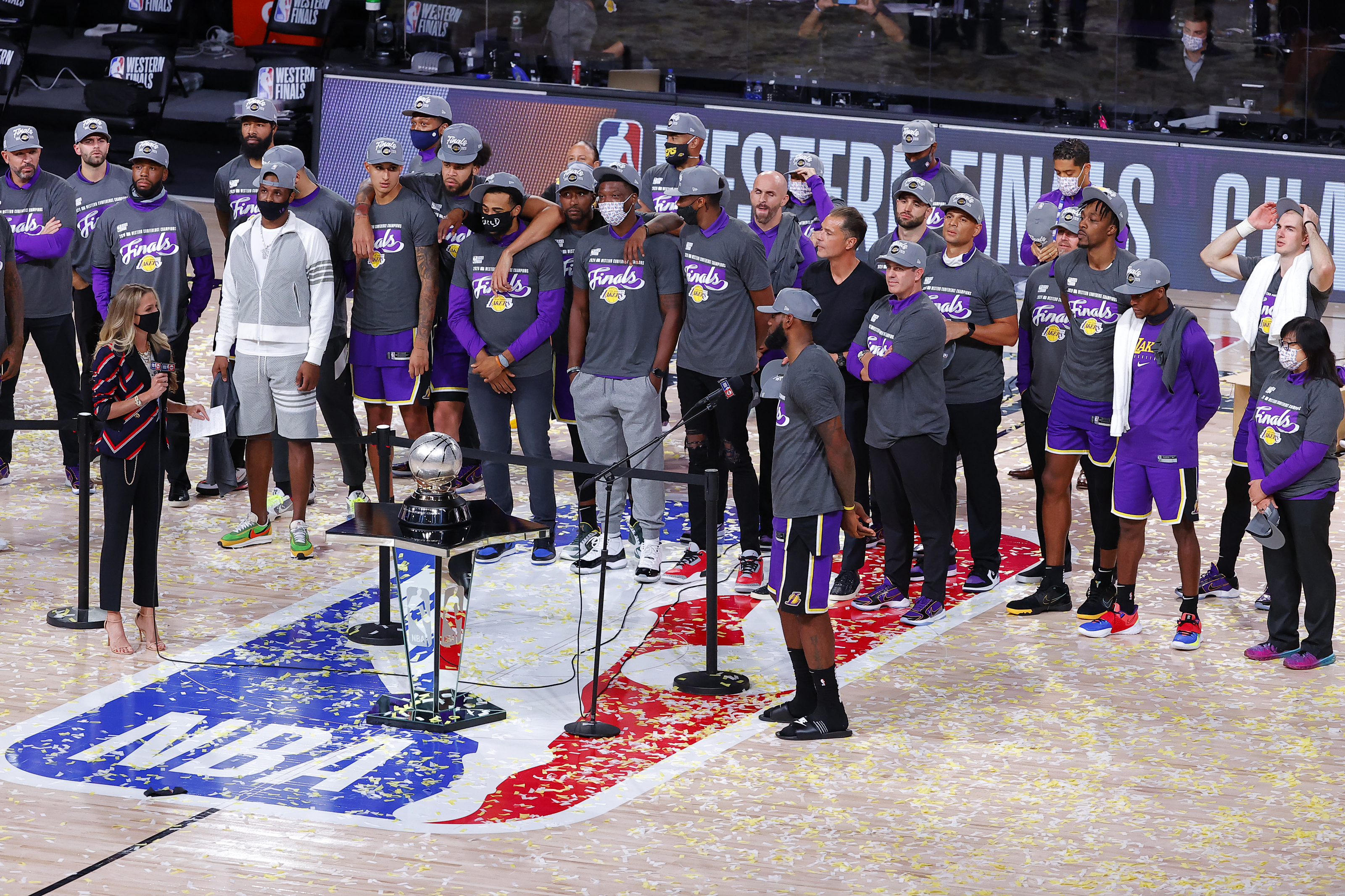 New 2020 LA Lakers Nike Official NBA Finals Champions Locker Room