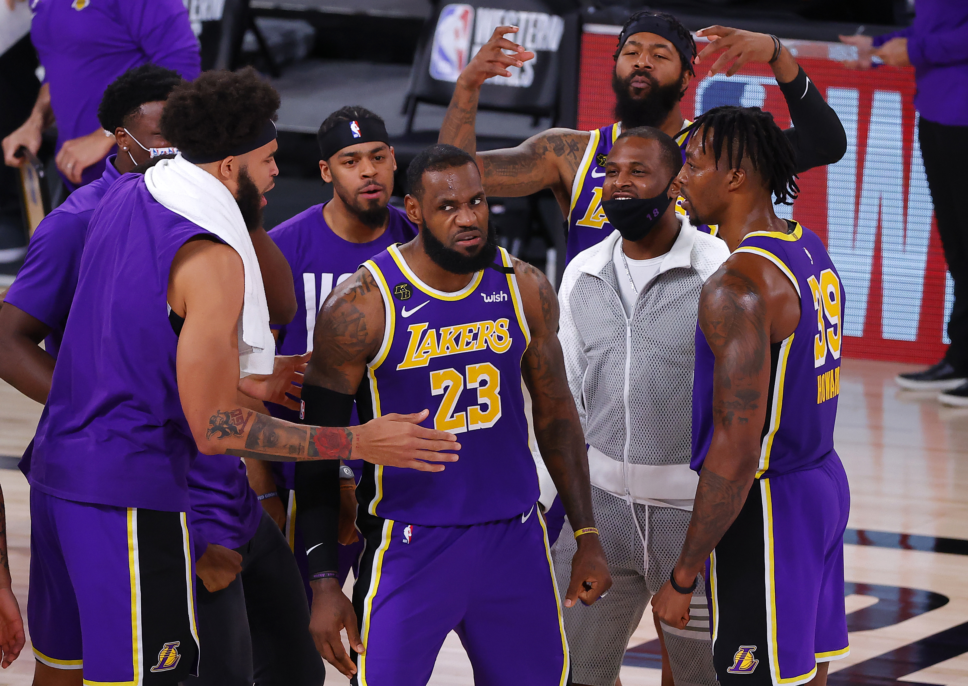 LeBron James Los Angeles Lakers NBA Playoffs The Lake Show Of King