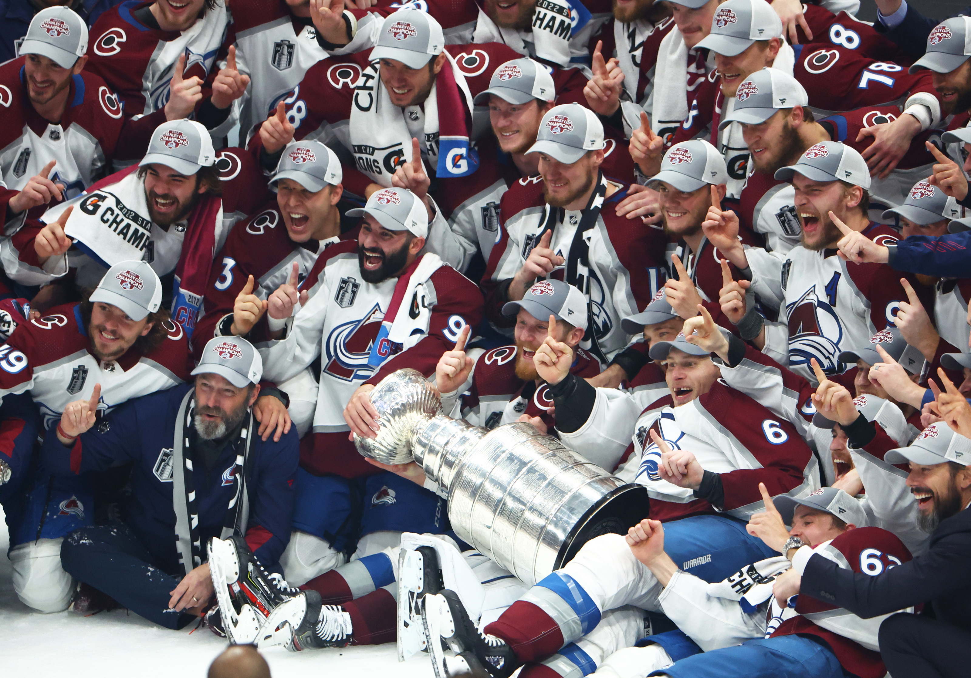 Colorado Avalanche 2022 Stanley Cup Championship Team Signed
