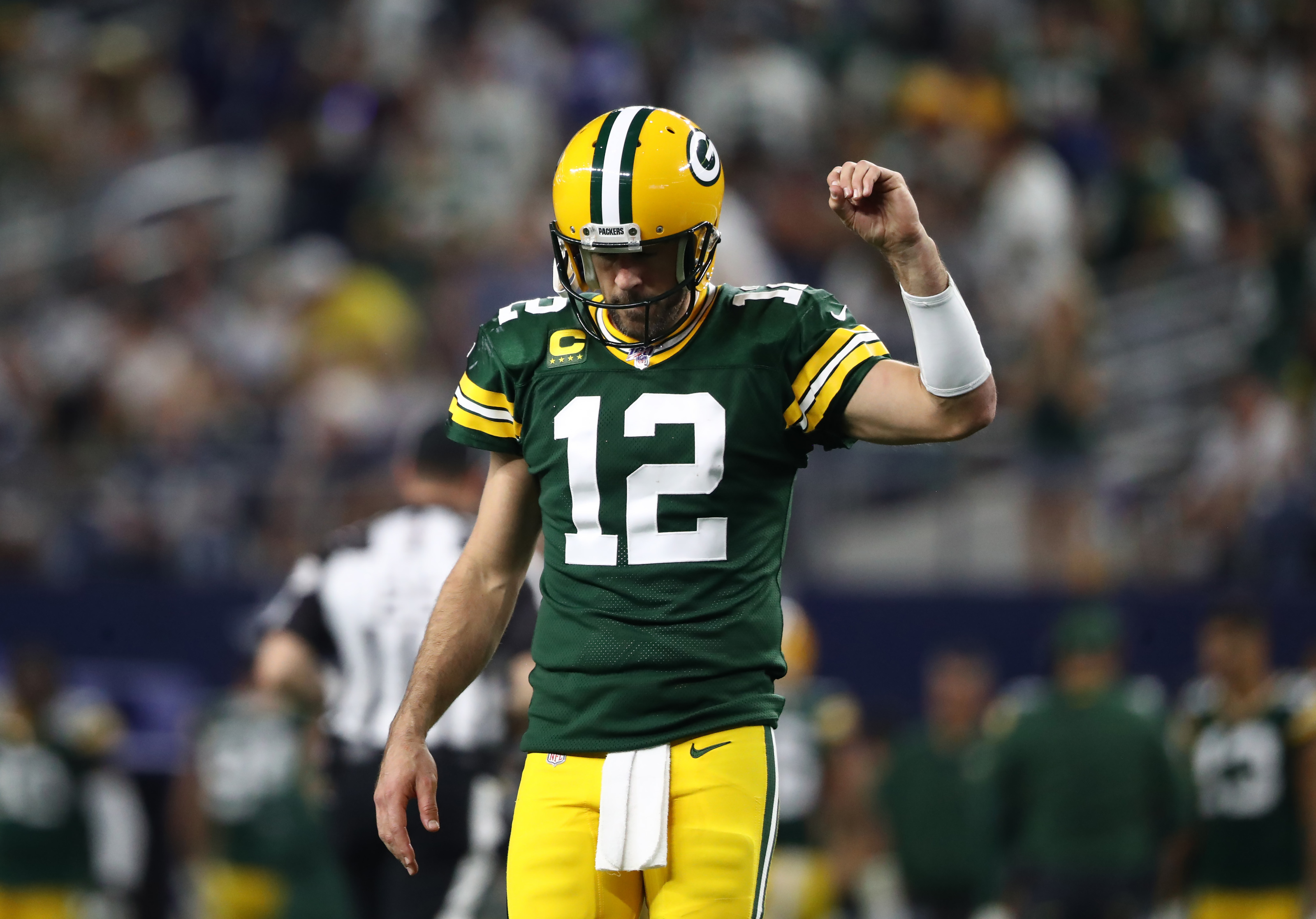 aaron rodgers of the green bay packers