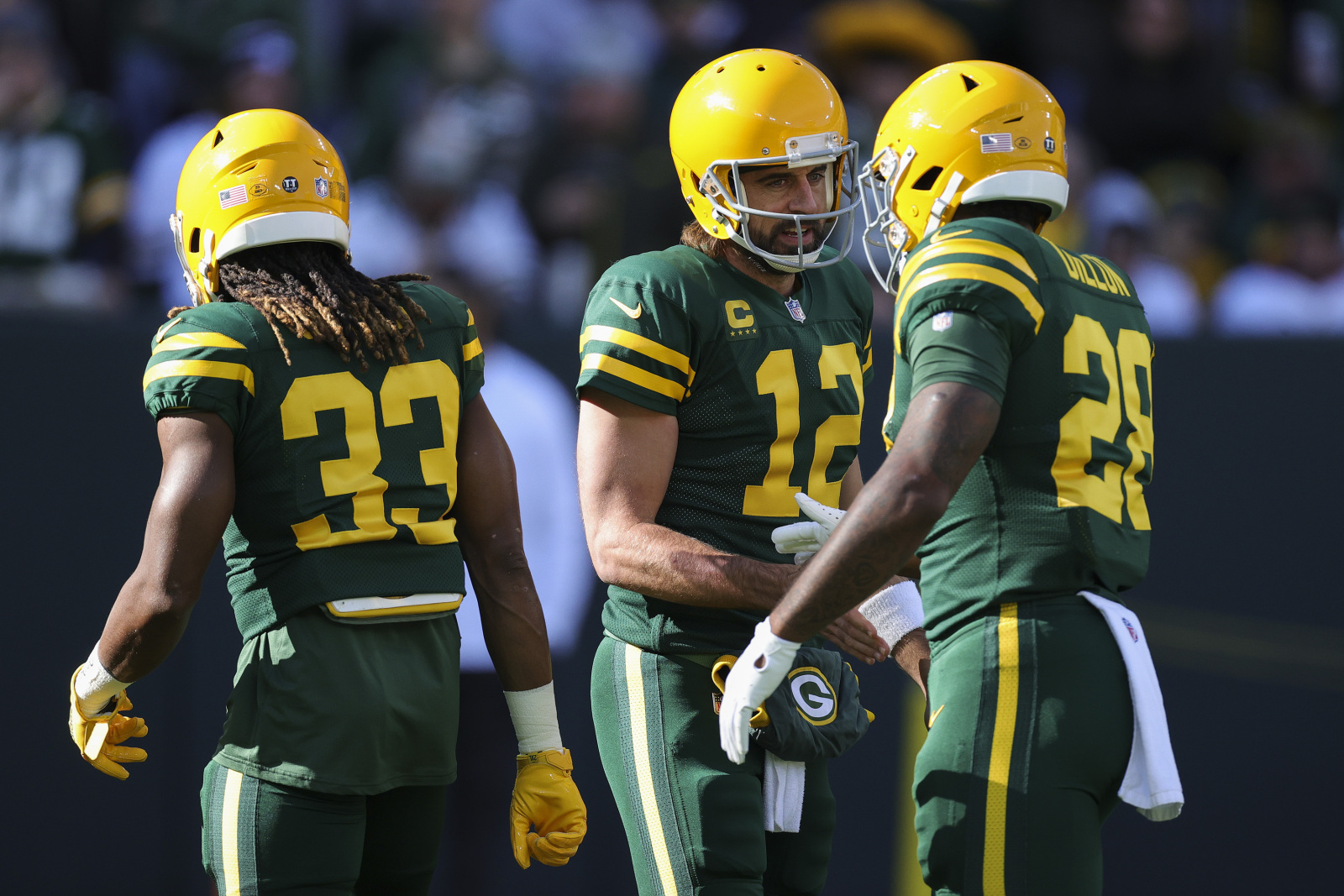 Aaron Jones, AJ Dillon will need to carry the Packers in 2022