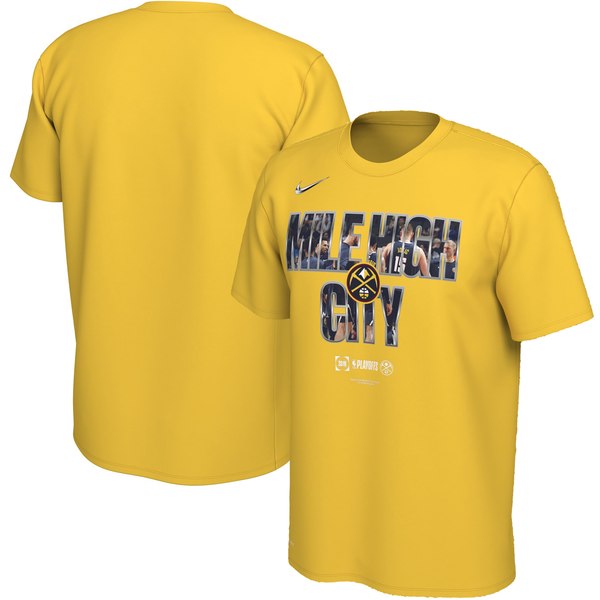 Denver Nuggets Finals Maxie Miner Holding Championship Trophy T-shirt