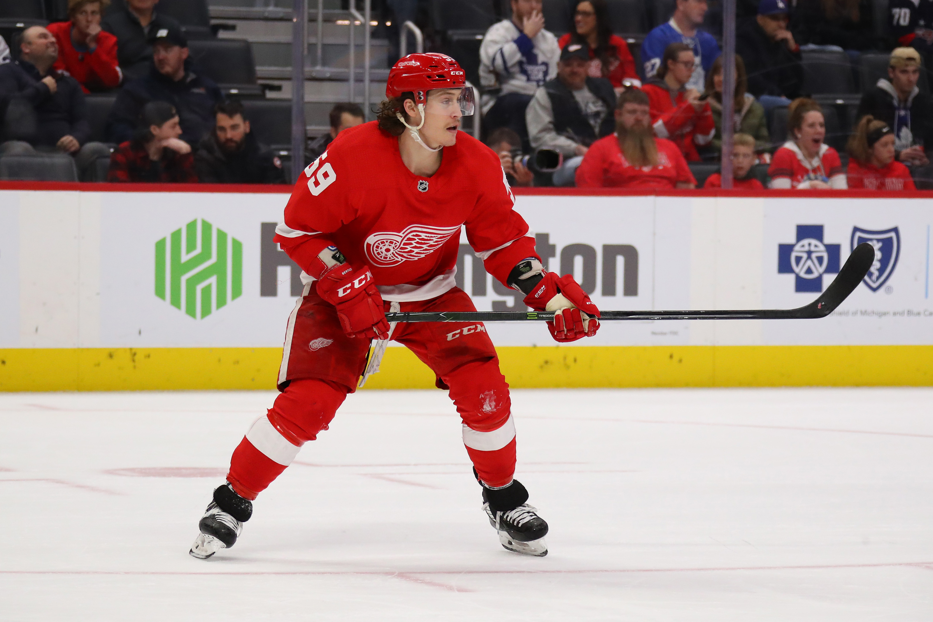 Tyler Bertuzzi may already be dealing with injury troubles