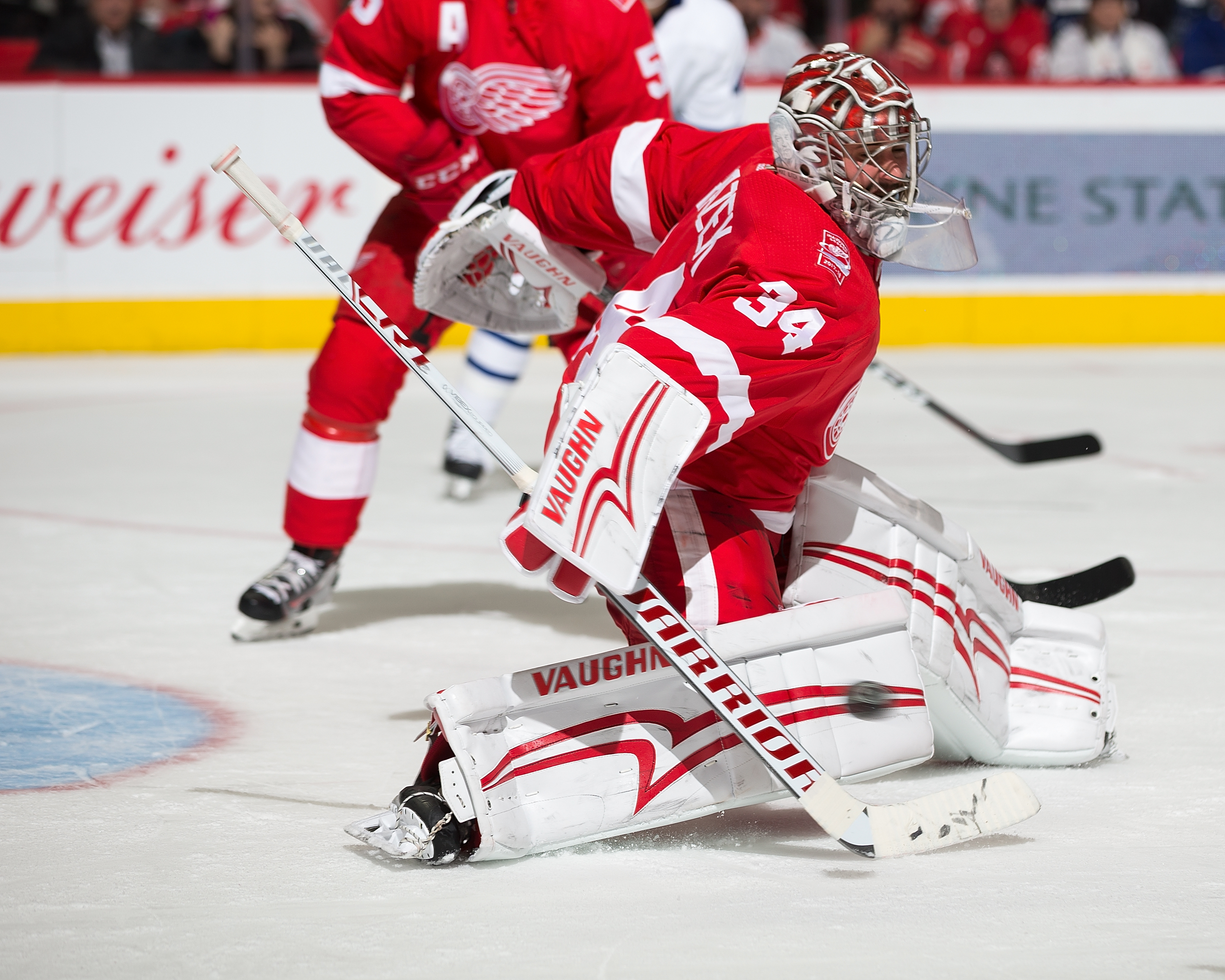 Detroit Red Wings' Petr Mrazek 'excited' to get back in net in Philly