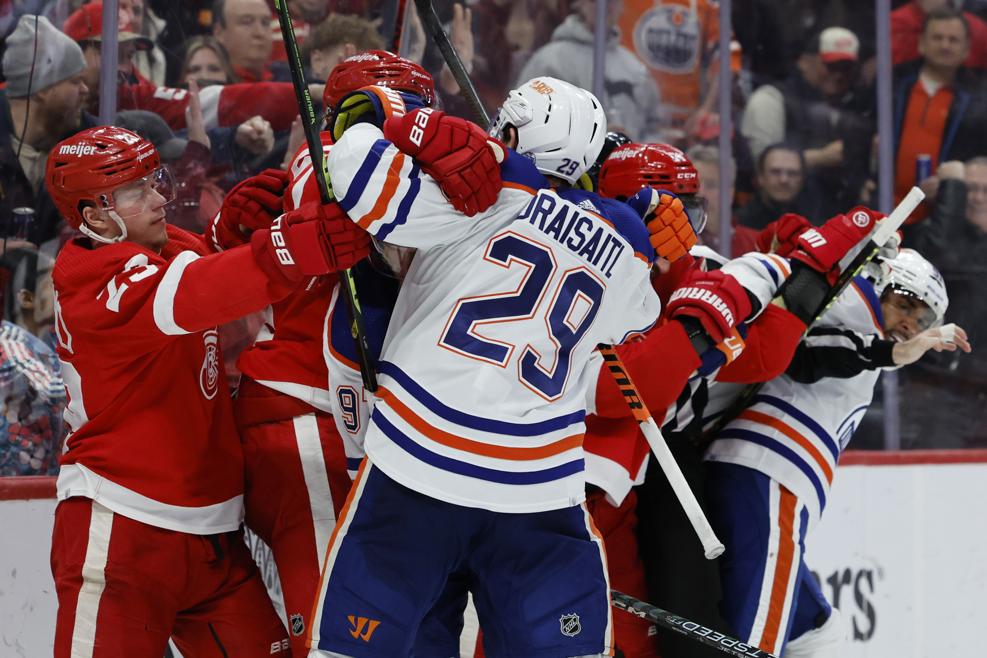 Leon Draisaitl at a loss for words after Oilers' season-ending
