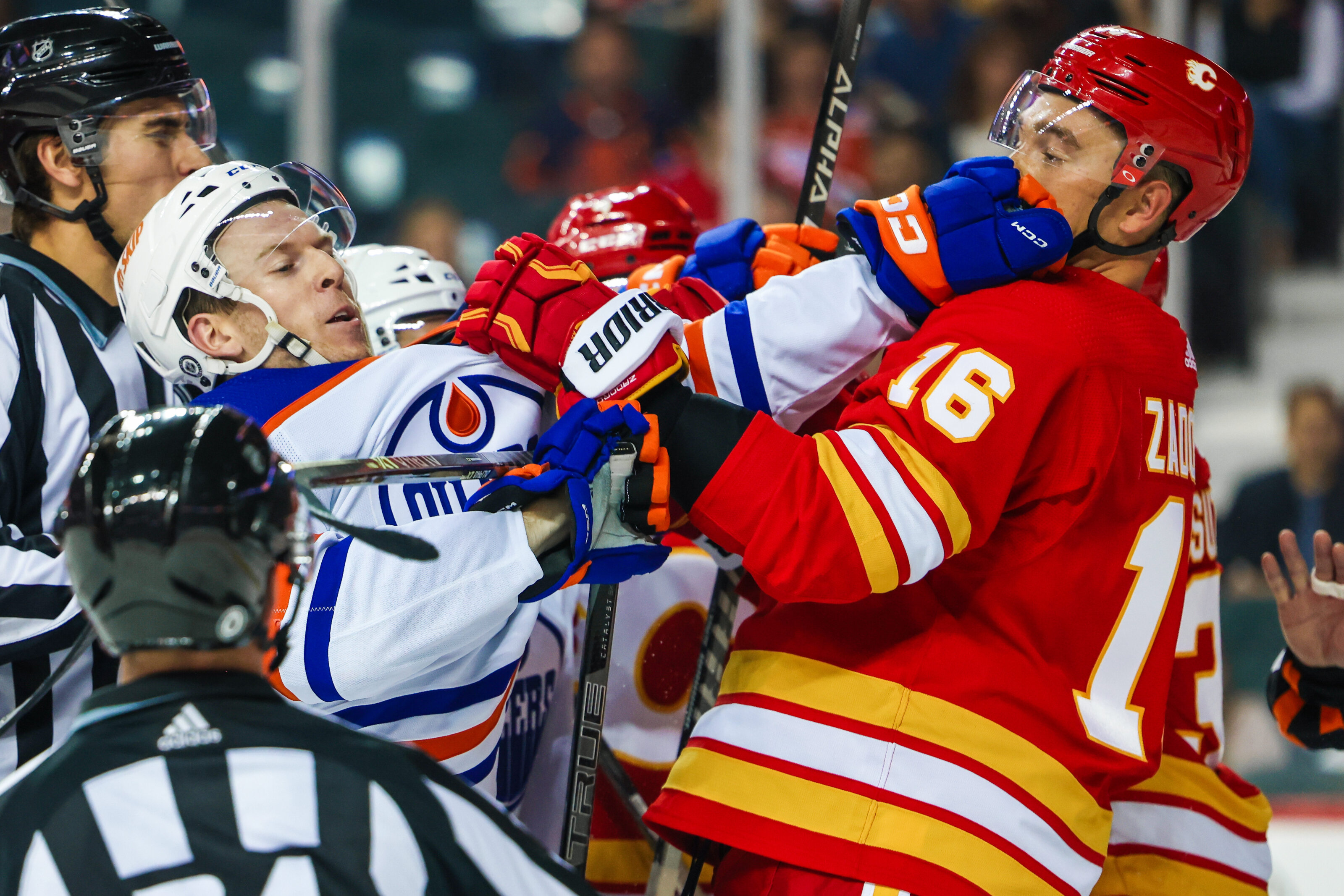 Edmonton Oilers Versus Calgary Flames Preseason Game 4
