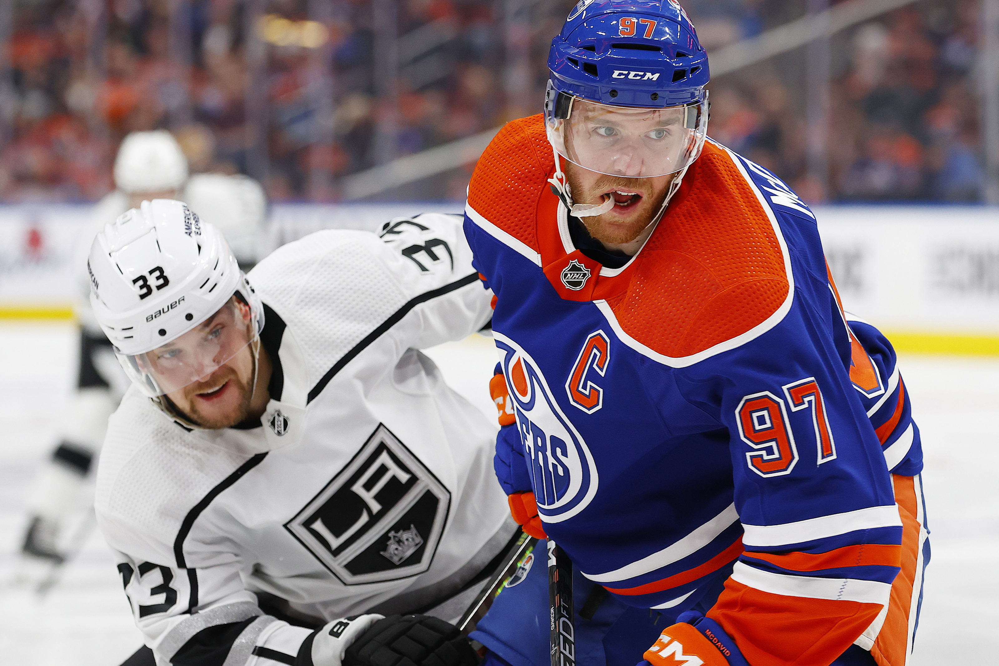 Kings forward Viktor Arvidsson out of lineup for Game 1 vs. Oilers