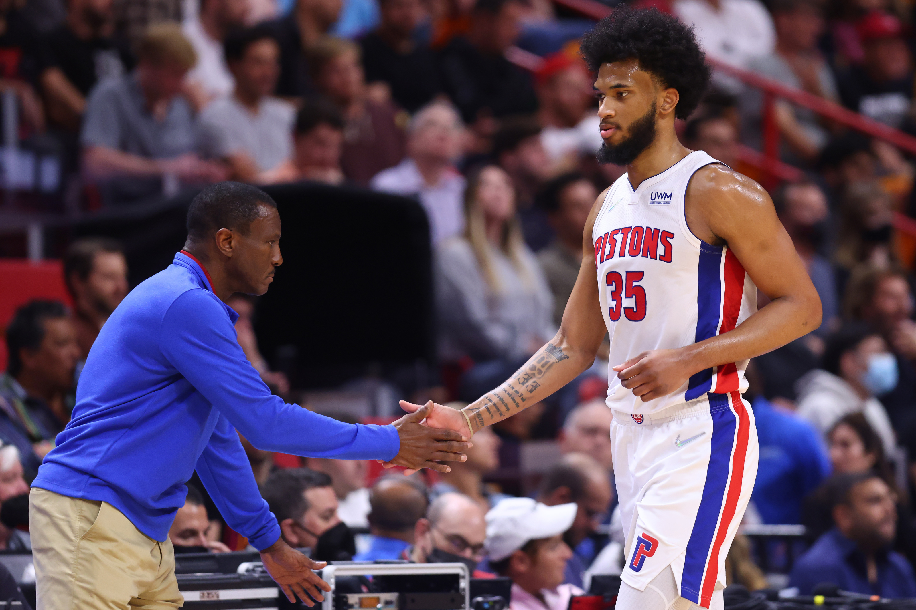 Marvin Bagley's size, athleticism provide Pistons small jolt 
