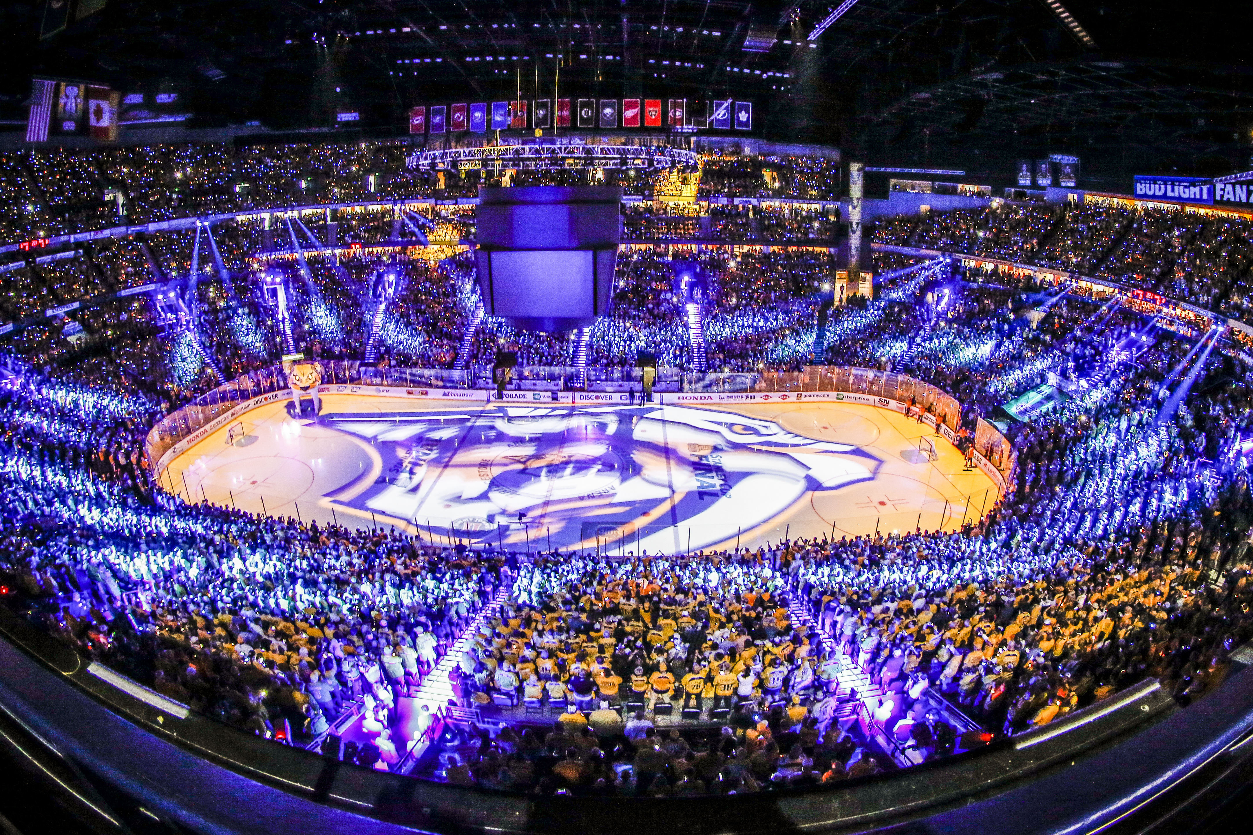 Bridgestone Arena - Home of the NHL's Nashville Predators