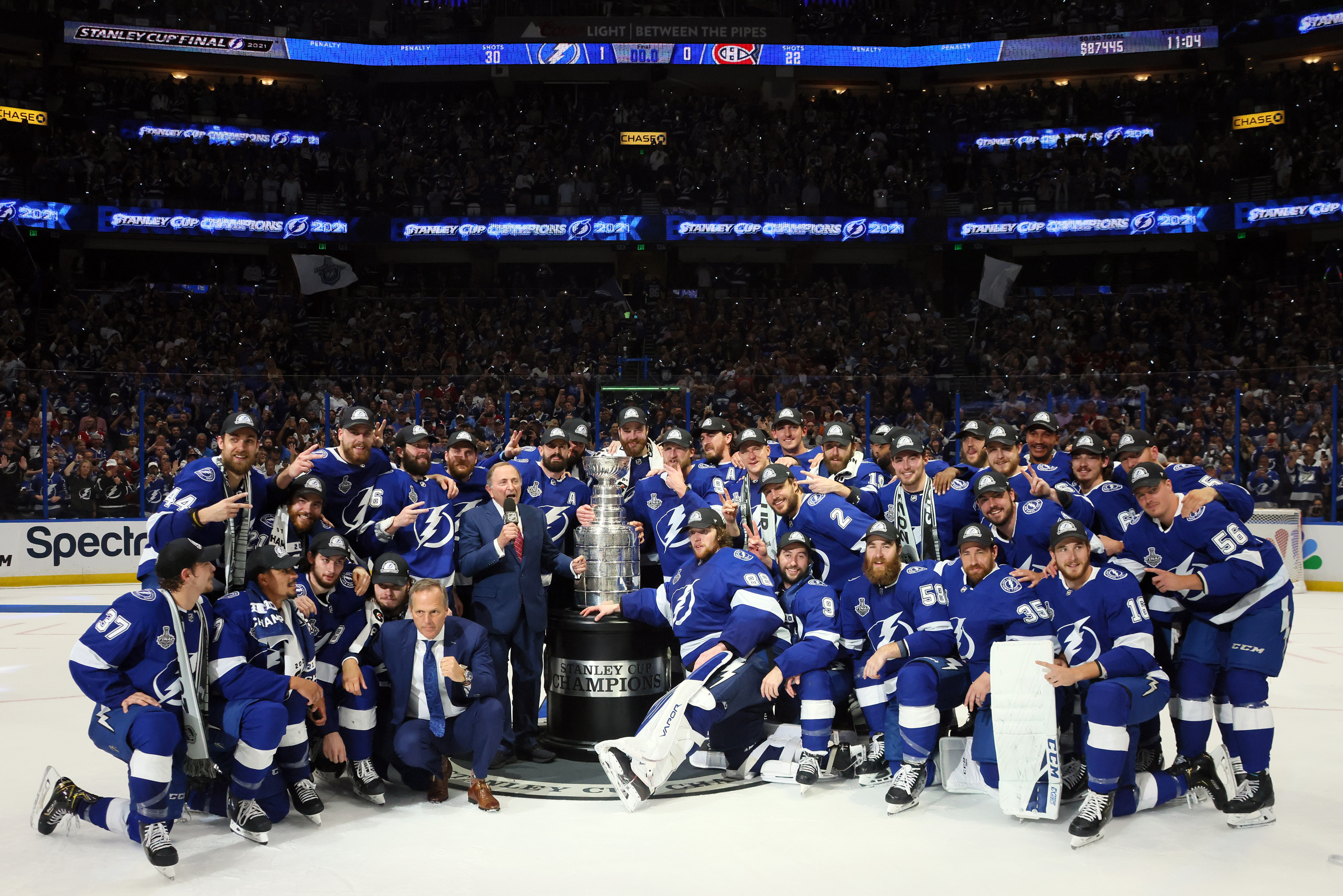 Tampa Bay Lighting Win 2021 Stanley Cup In Back To Back Championships, Sports, Stanley Cup Finals, Tampa Bay Lightning