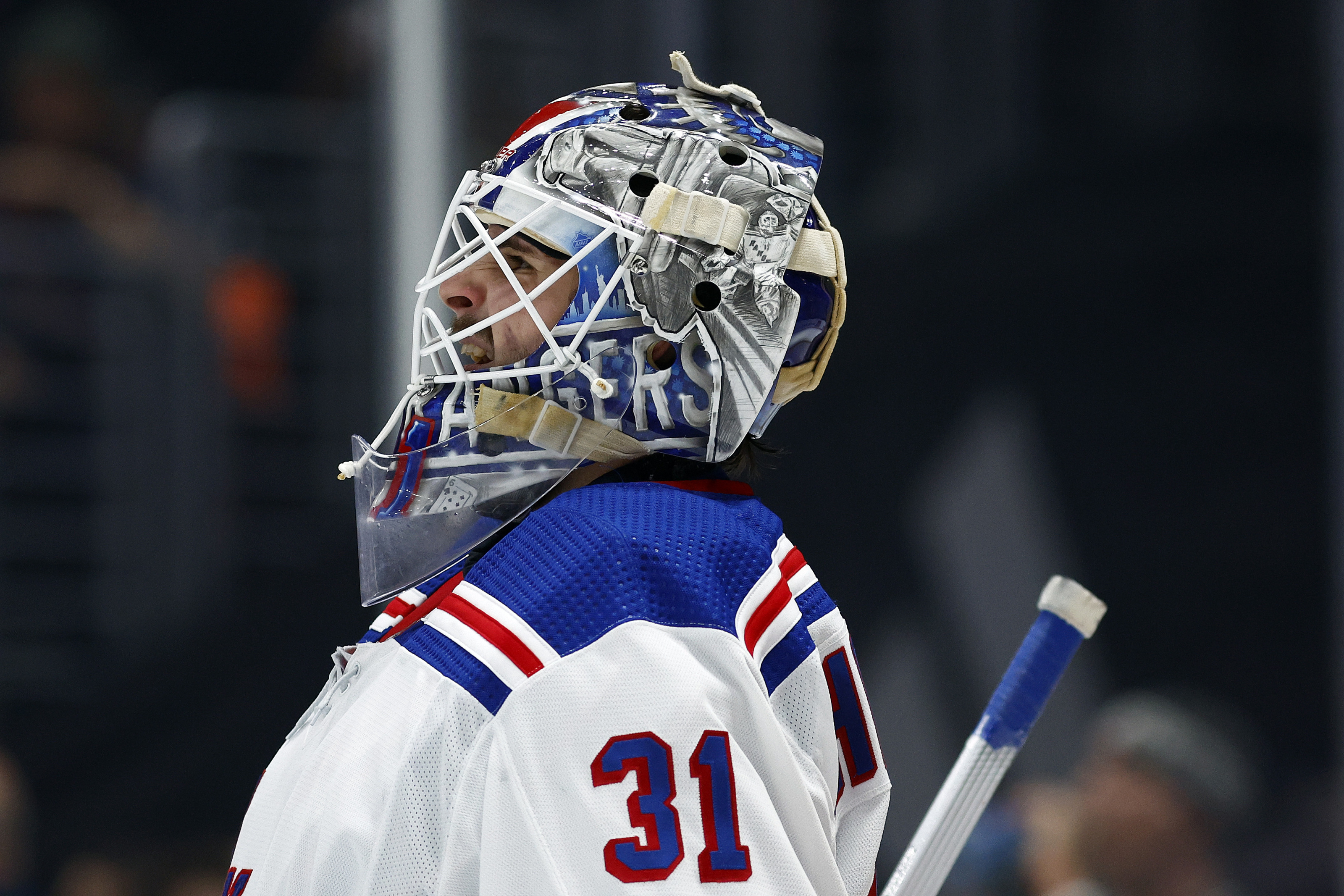 For New York Rangers' Igor Shesterkin hockey is always on his mind