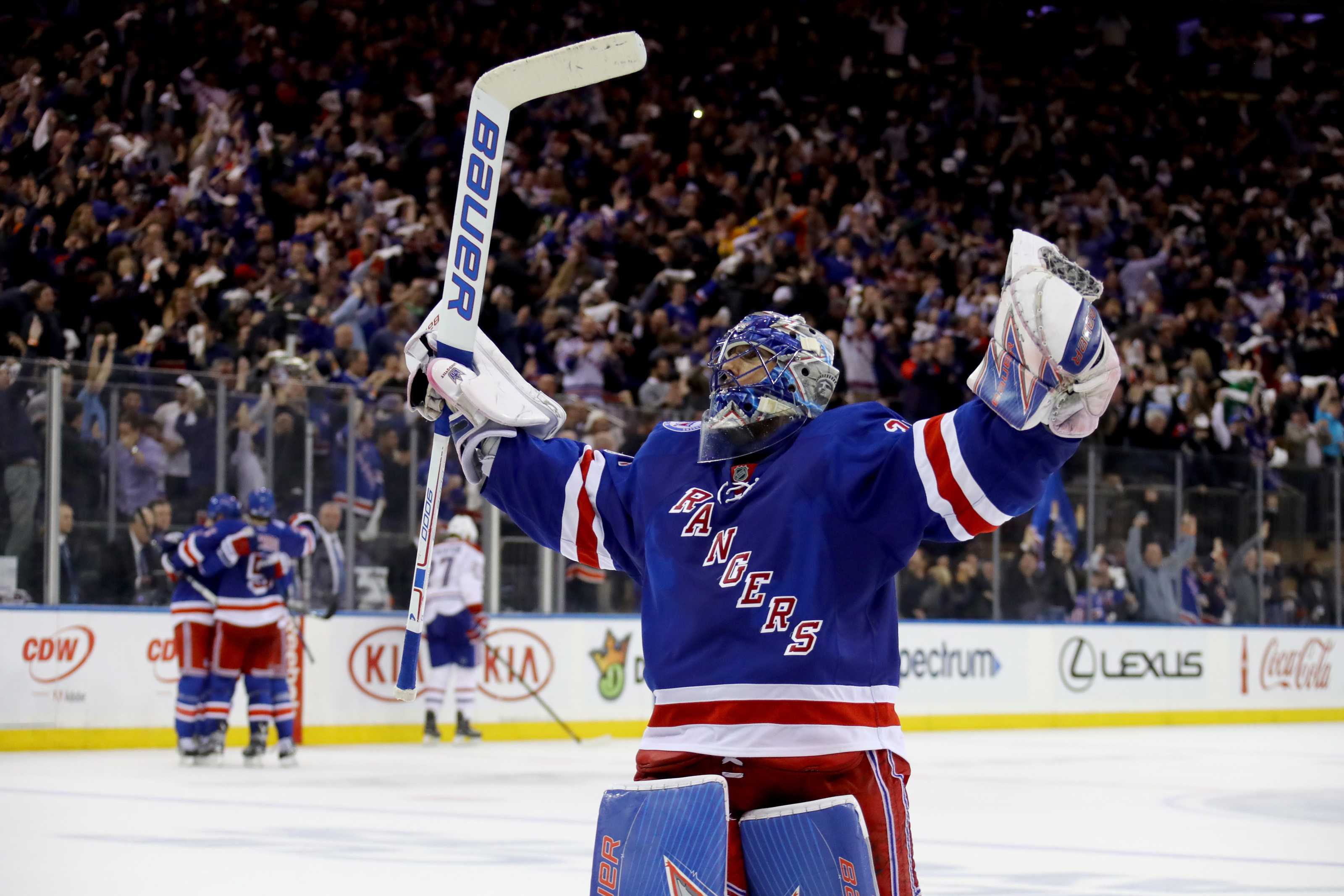PHOTOS: Rangers' Lundqvist 10th all time in wins