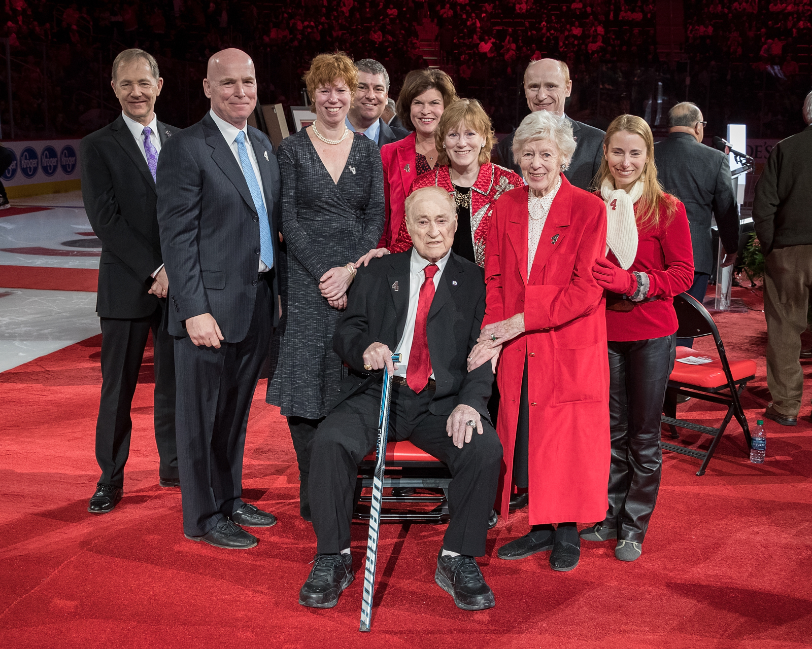 Detroit Red Wings retire Red Kelly's No. 4: Photos from the ceremony