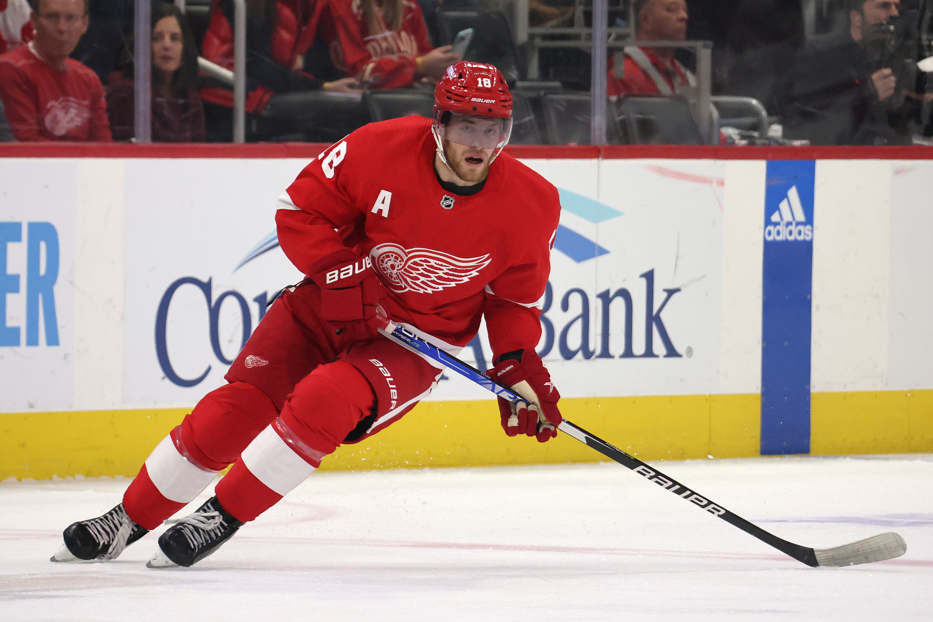 Andrew Copp determined to help satisfy Red Wings' need for goals 
