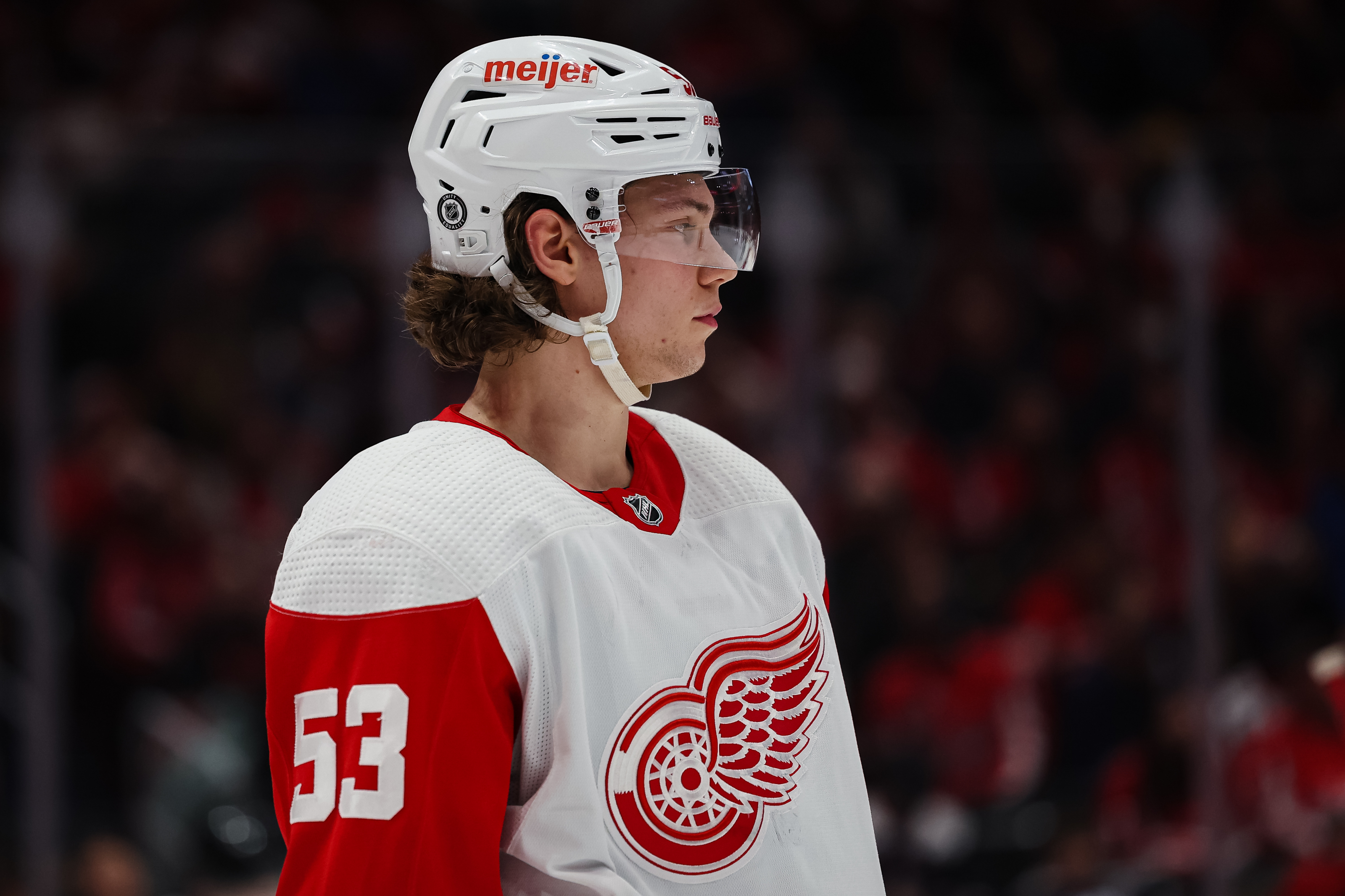 Detroit Red Wings Seider Struggles in Year Two, Potential Still There