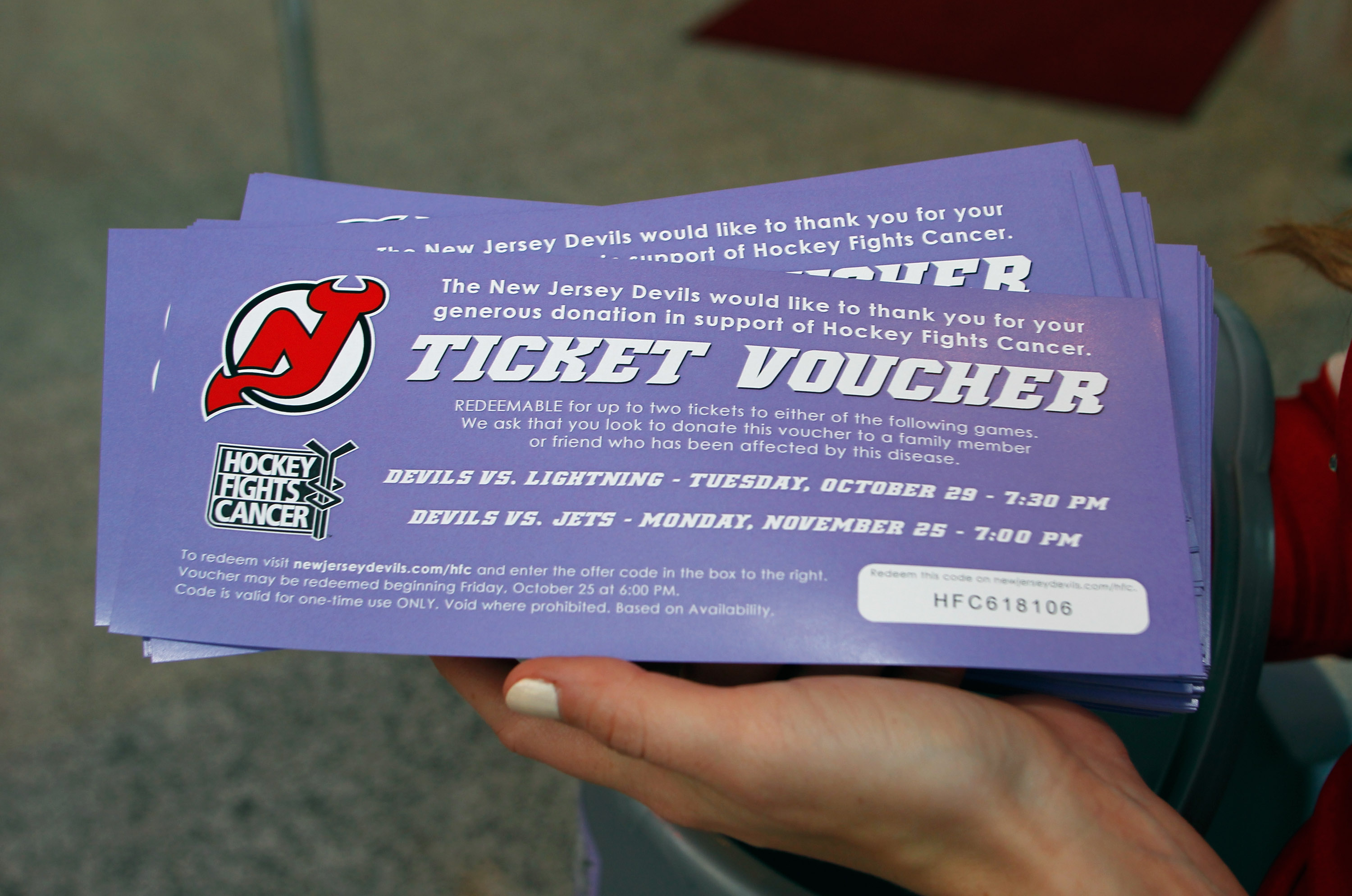 What is Inside the New Jersey Devils Season Ticket Holder Box for