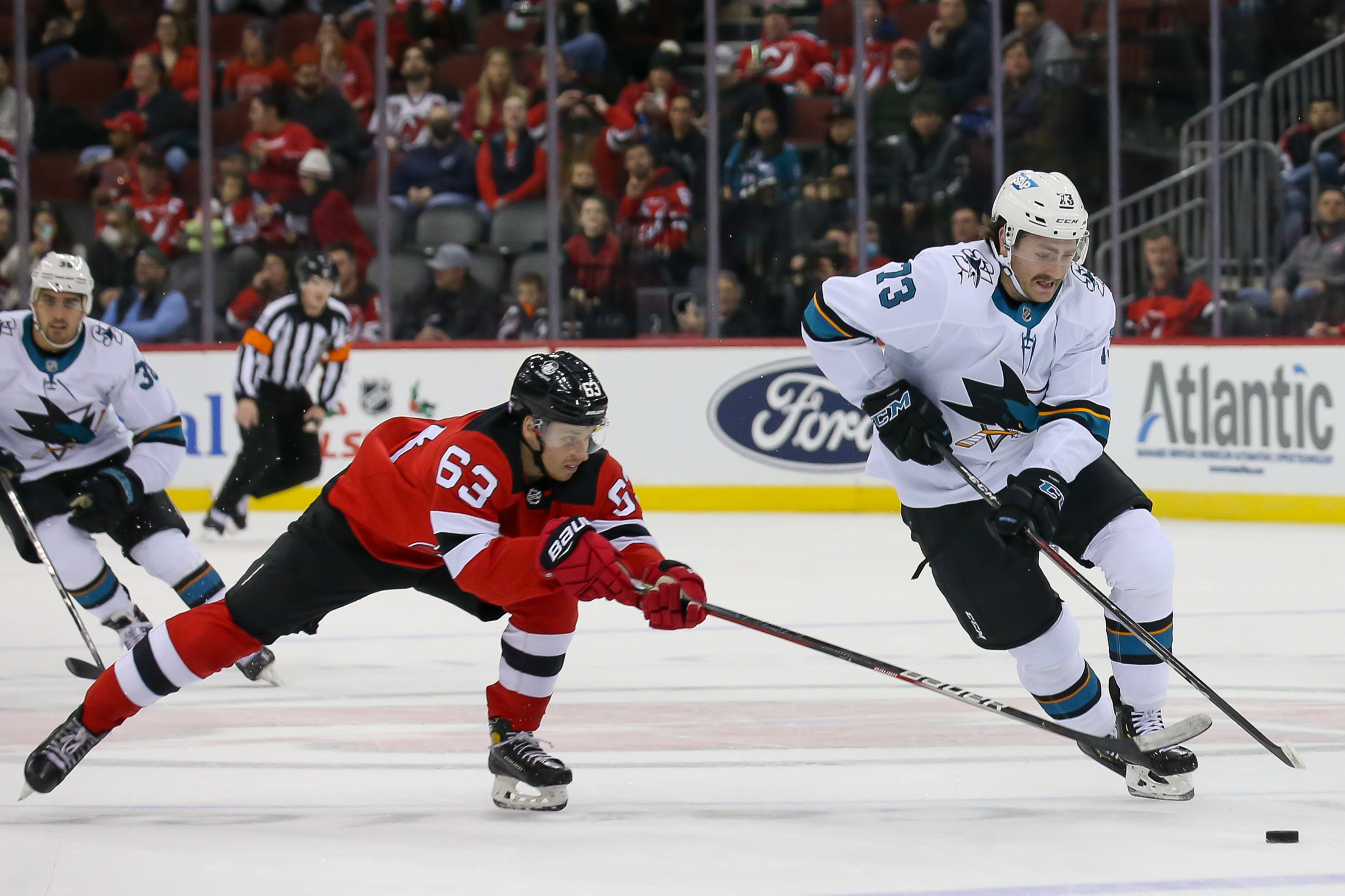 Devils overcome road trip fatigue in dramatic win over Sharks: 'It was an  awful way to win' 