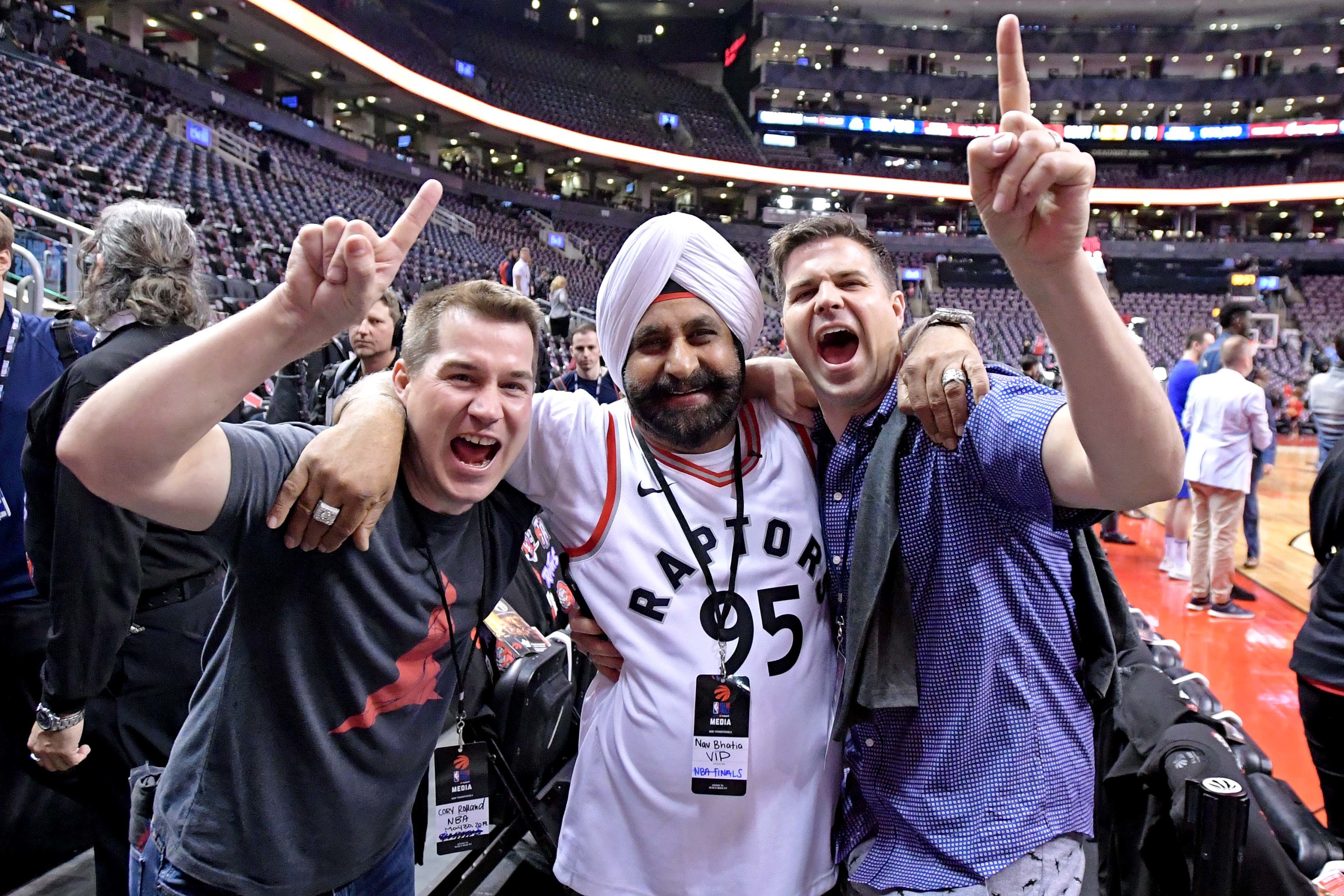 This Toronto Raptors fan never misses a game