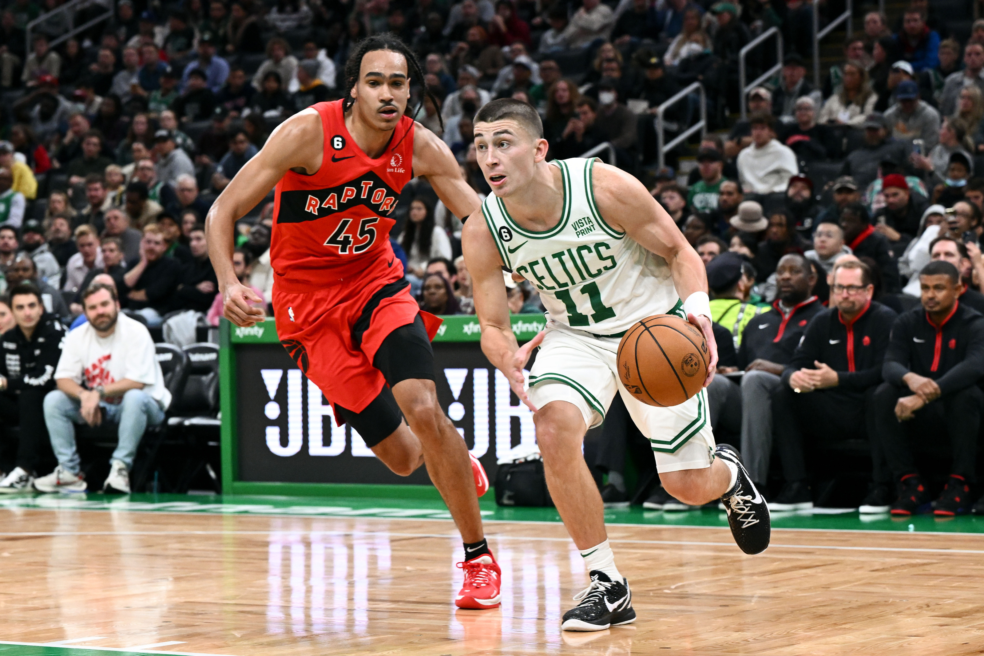 Celtics cruised past the Raptors, eye season finale on Sunday