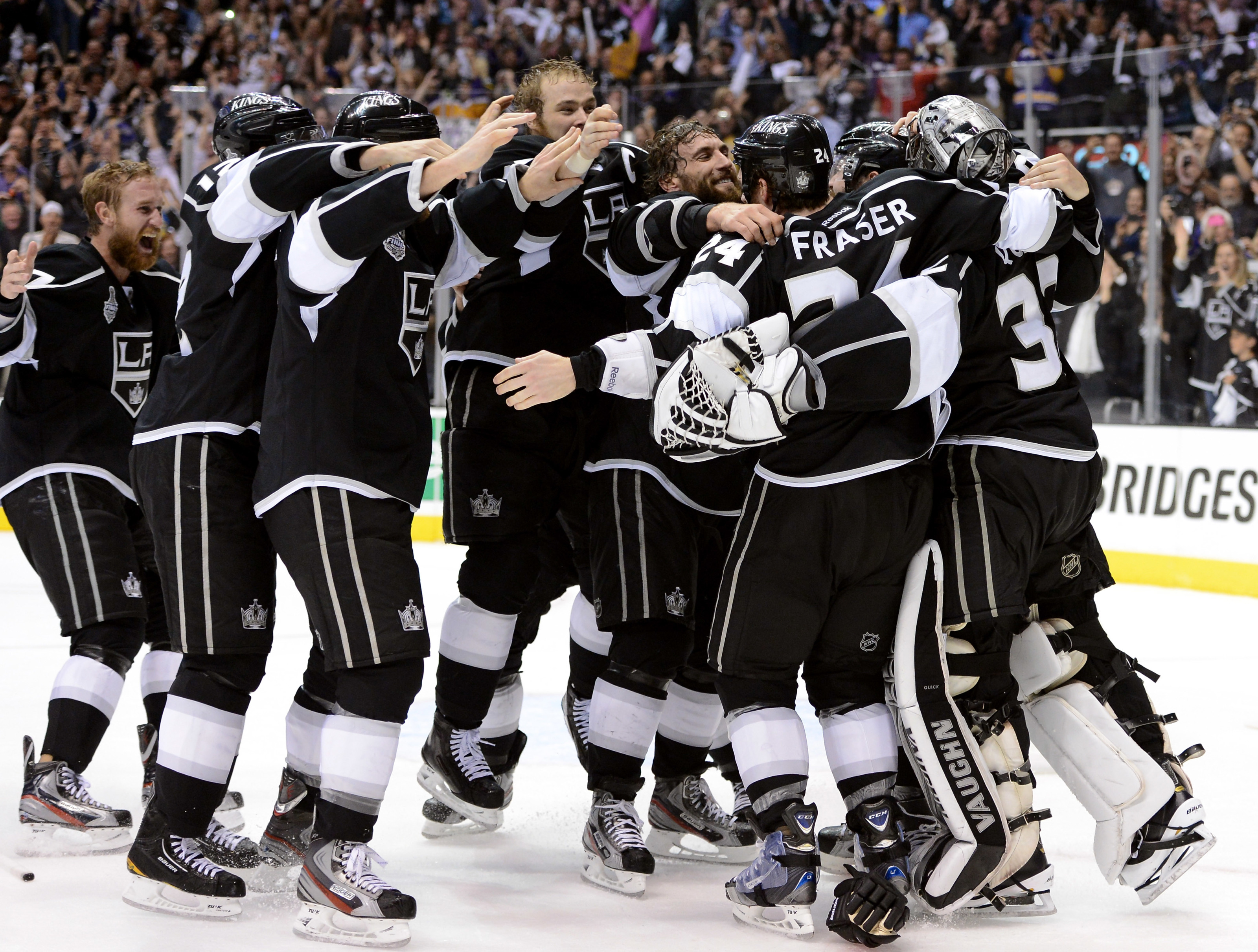 Los Angeles Kings are one win away from the NHL Stanley Cup