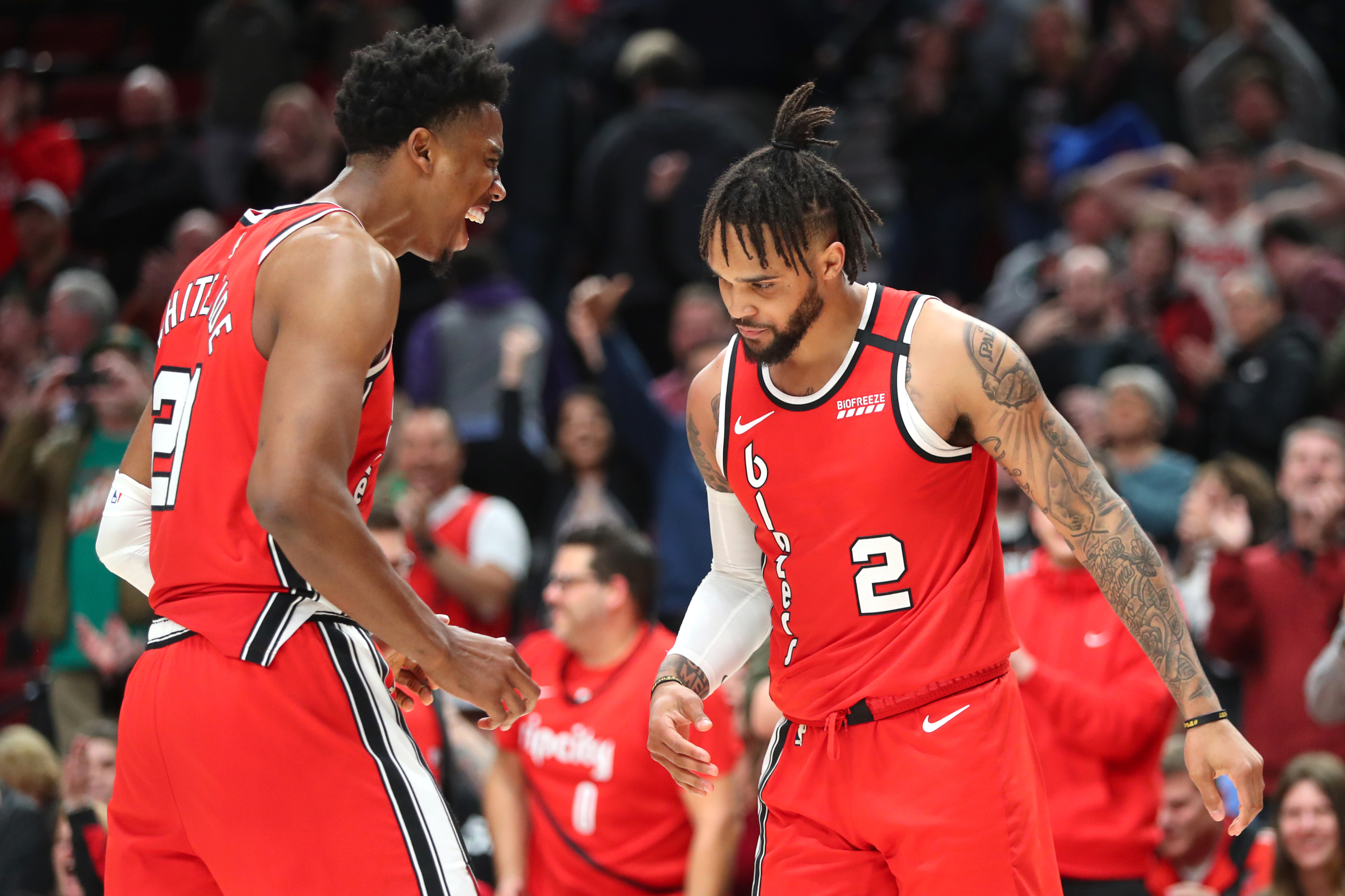 Gary Trent Jr. uses time on Portland Trail Blazers bench to learn
