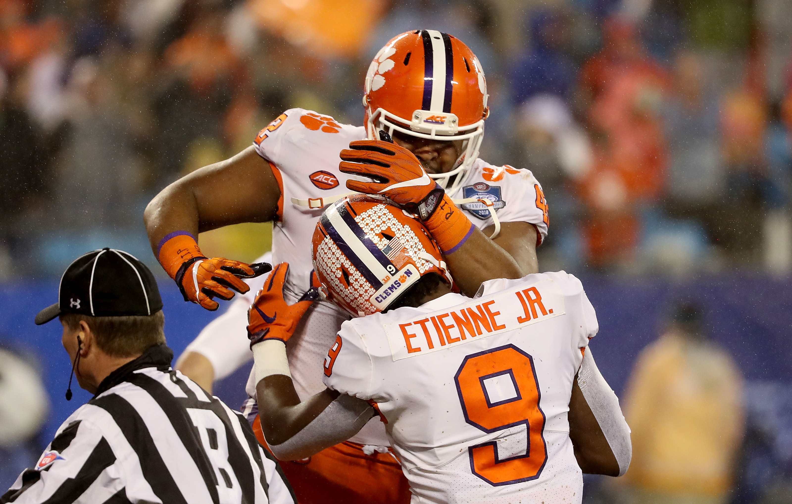 Clemson Tigers Jersey #9 Travis Etienne Jr College Football Orange