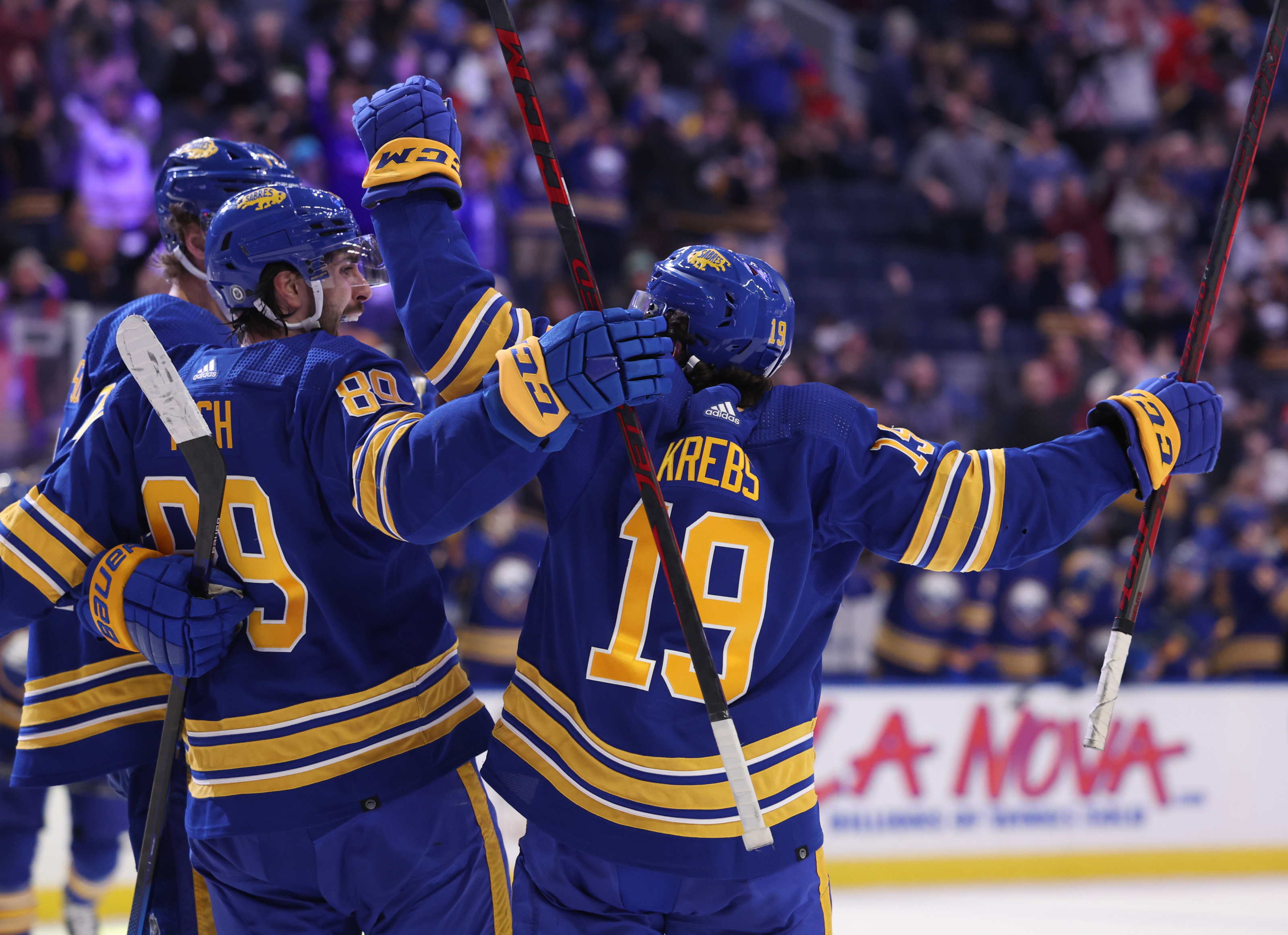Buffalo Sabres - With his assist tonight, Jack Eichel has