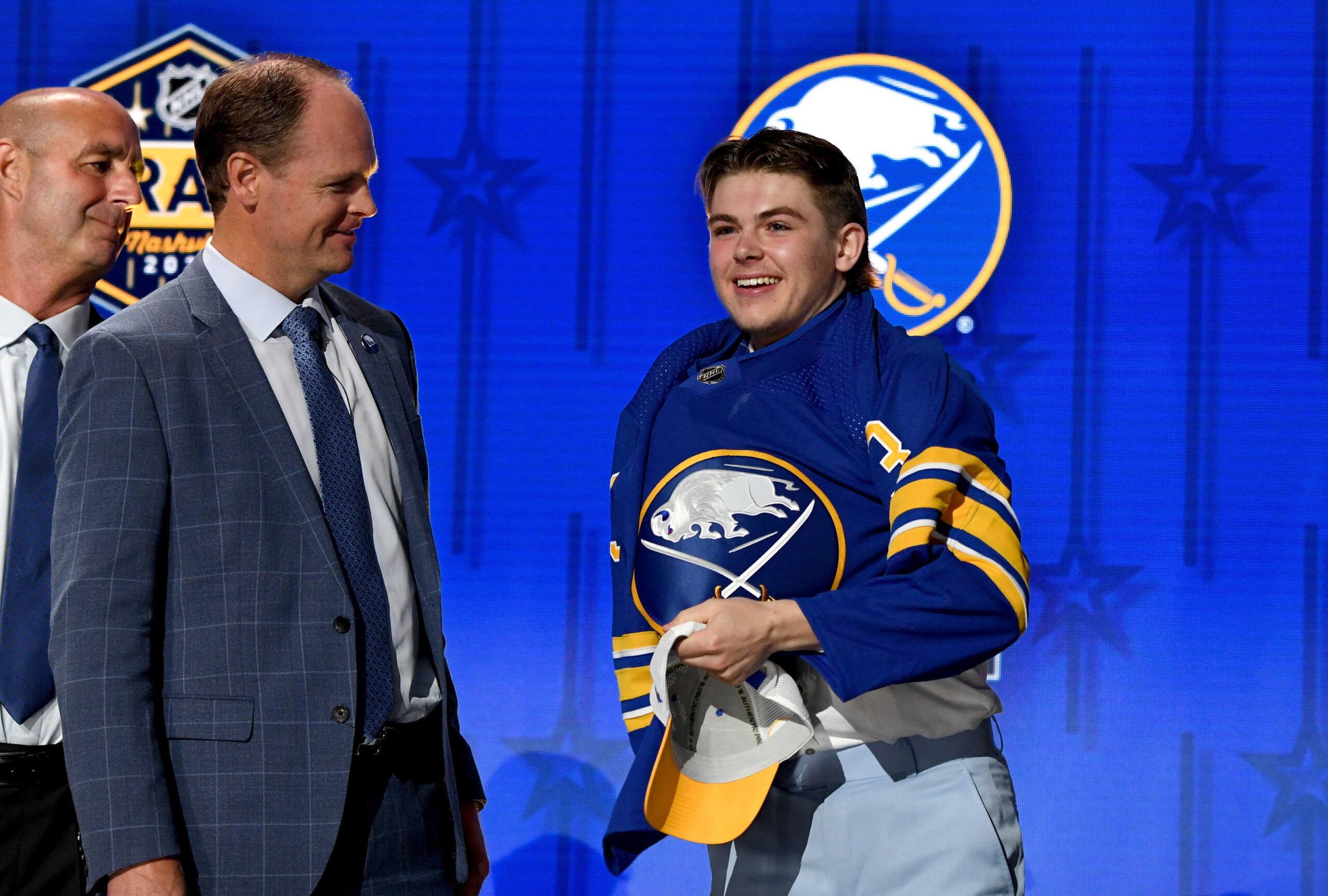 Adams becomes emotional talking about Sabres