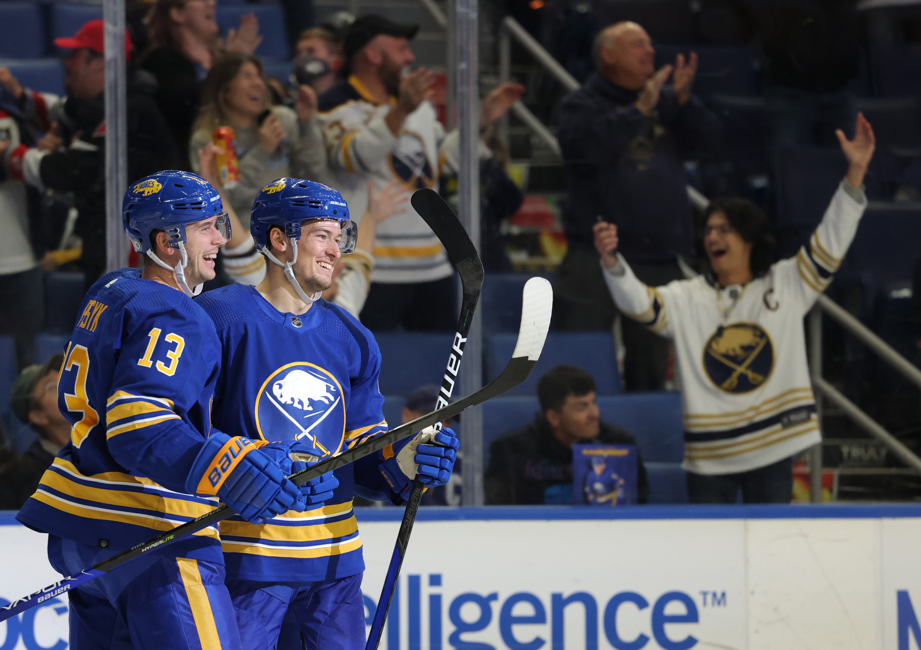 Gotta See It: Eichel celebrates with Matthews' 'good goal' point at  All-Star Game 