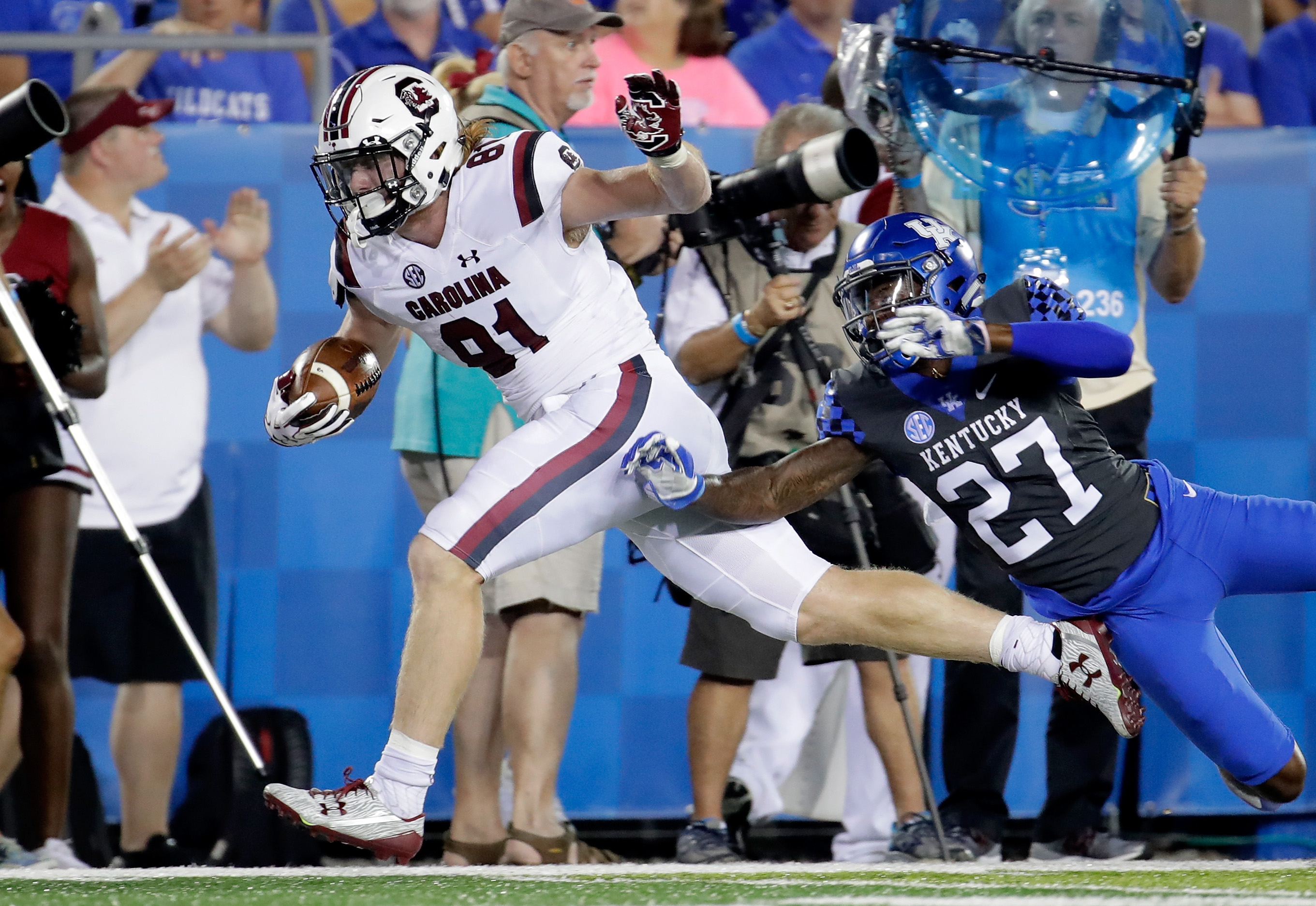 WATCH: Hayden Hurst explains why he should be the first TE taken in the 2018  NFL Draft