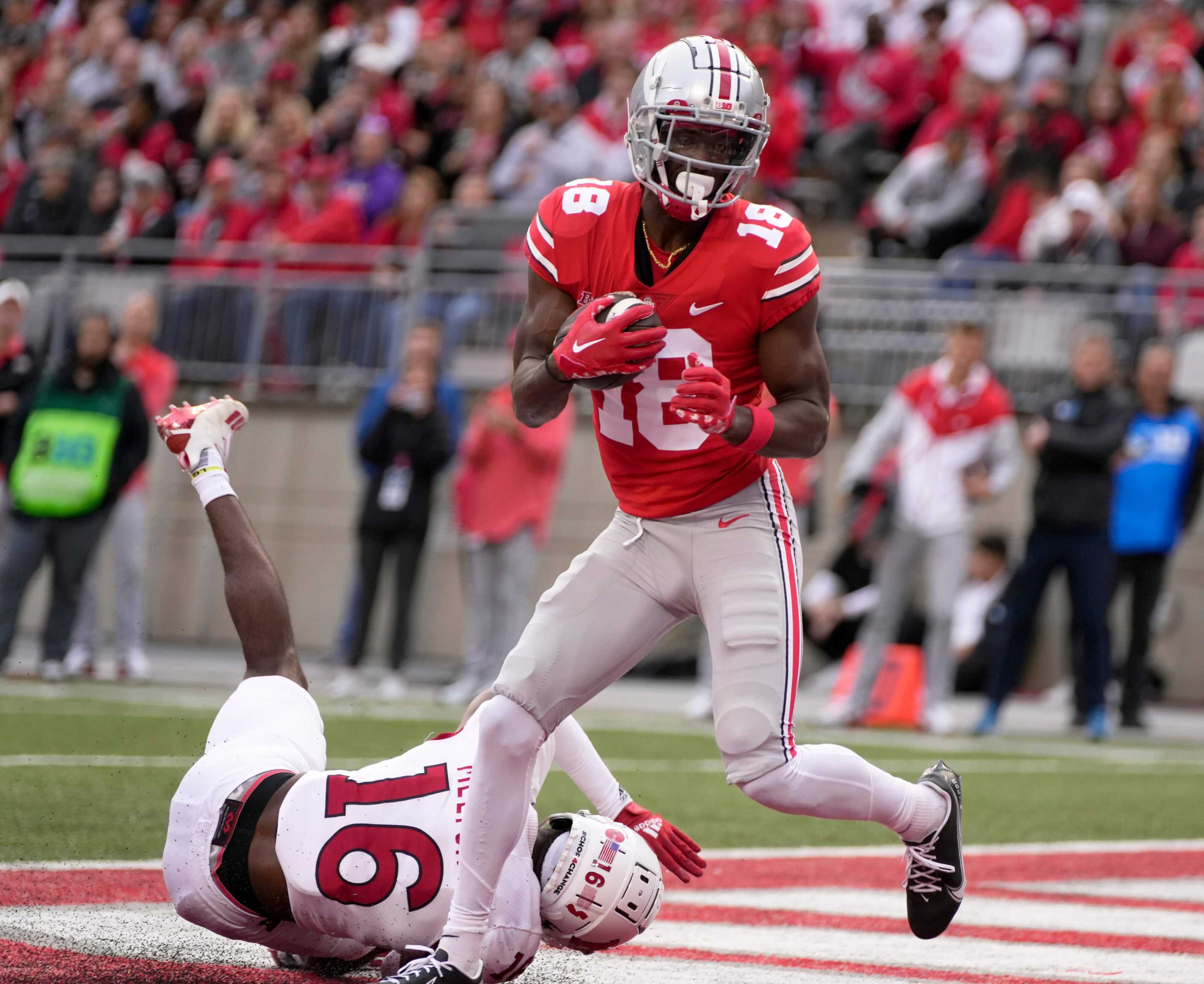 Is Marvin Harrison Jr. already Ohio State football's best receiver of the  Ryan Day era? 