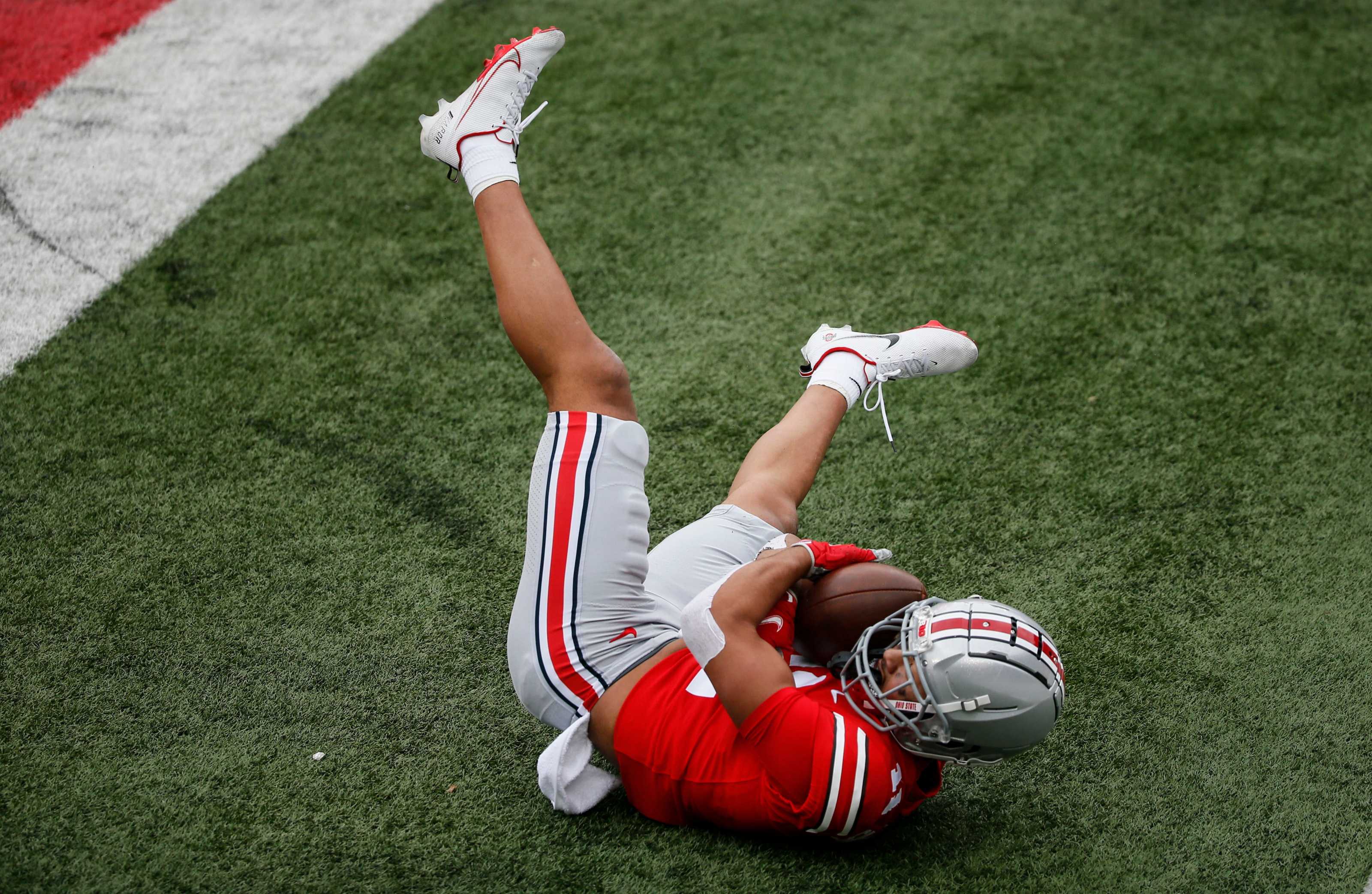 Ohio State freshman Jaxon Smith-Njigba might have the catch of the year