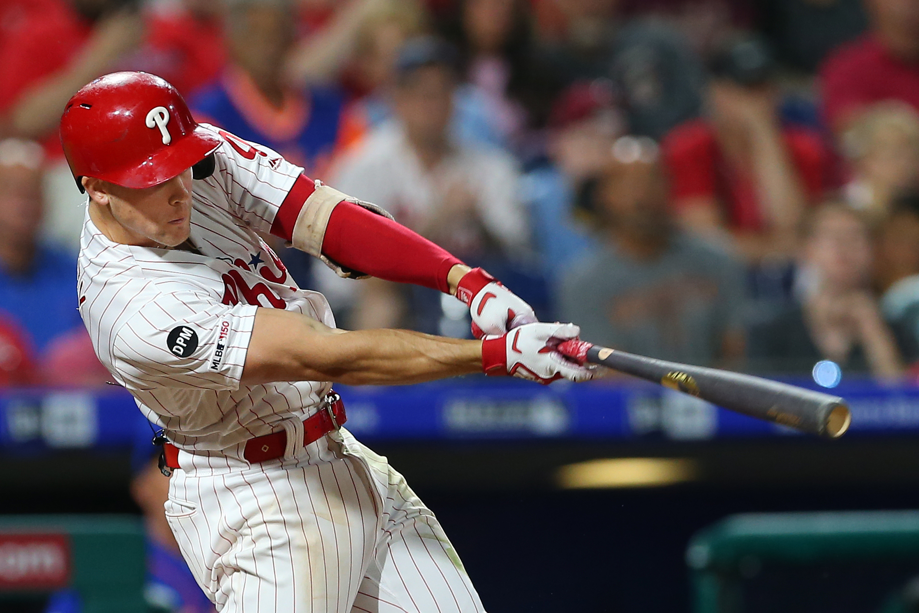 Phillies' Scott Kingery shows off results of his 'different swing
