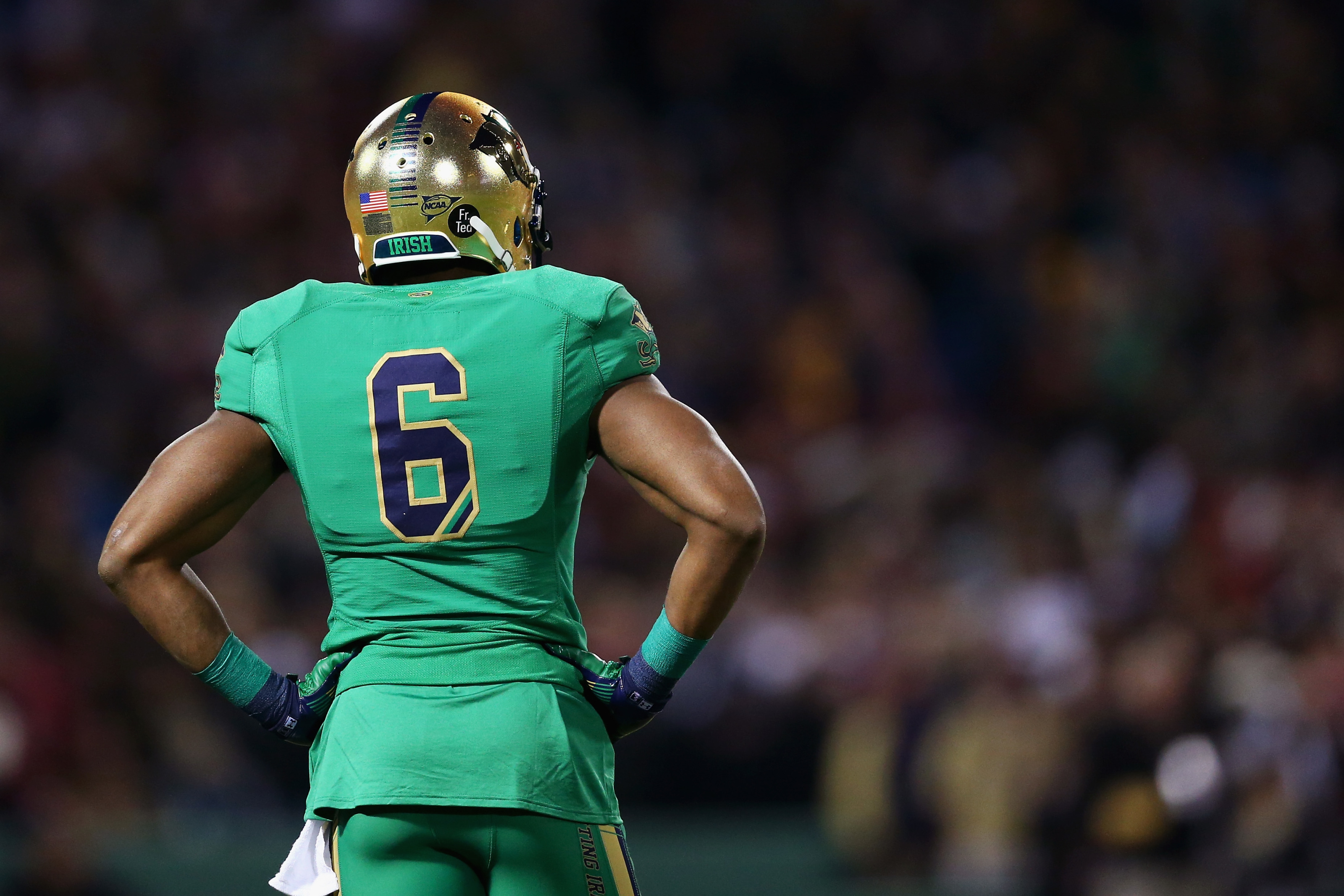 Notre Dame green alternate jerseys have nearly 100-year history 