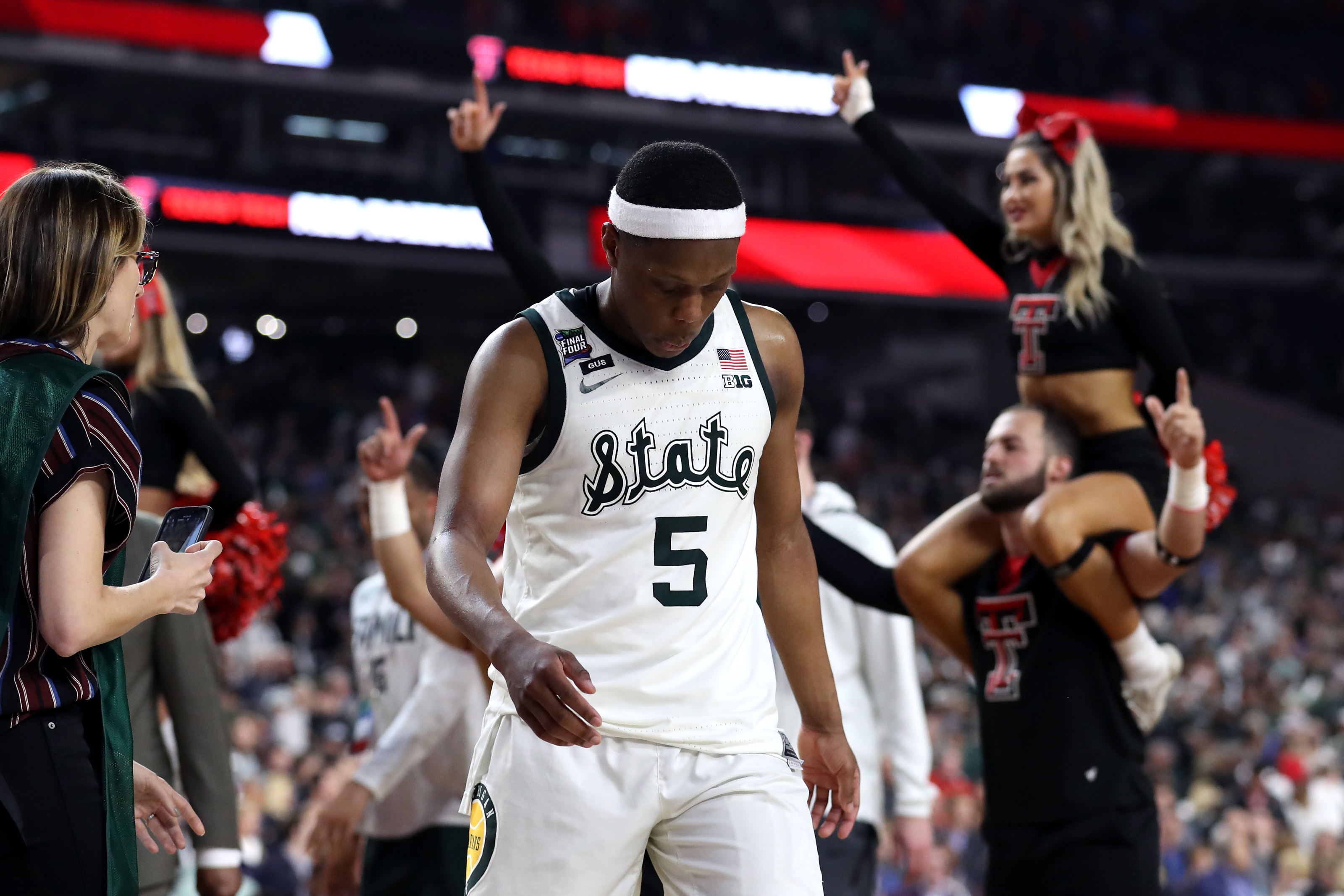 Michigan State's Run Ends With Loss To Texas Tech, 61-51