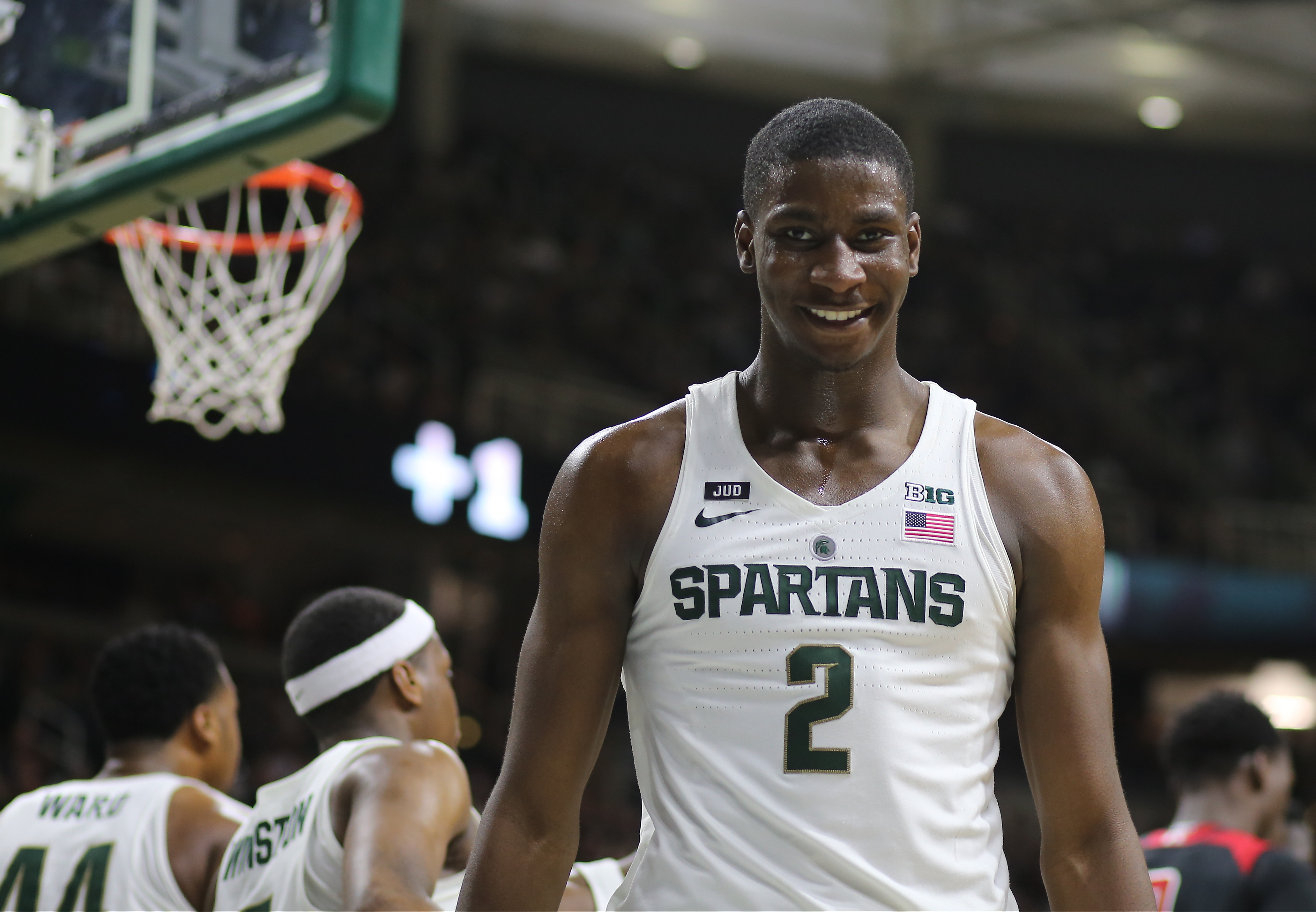 MSU's Jaren Jackson Jr. learning lessons about his long arms