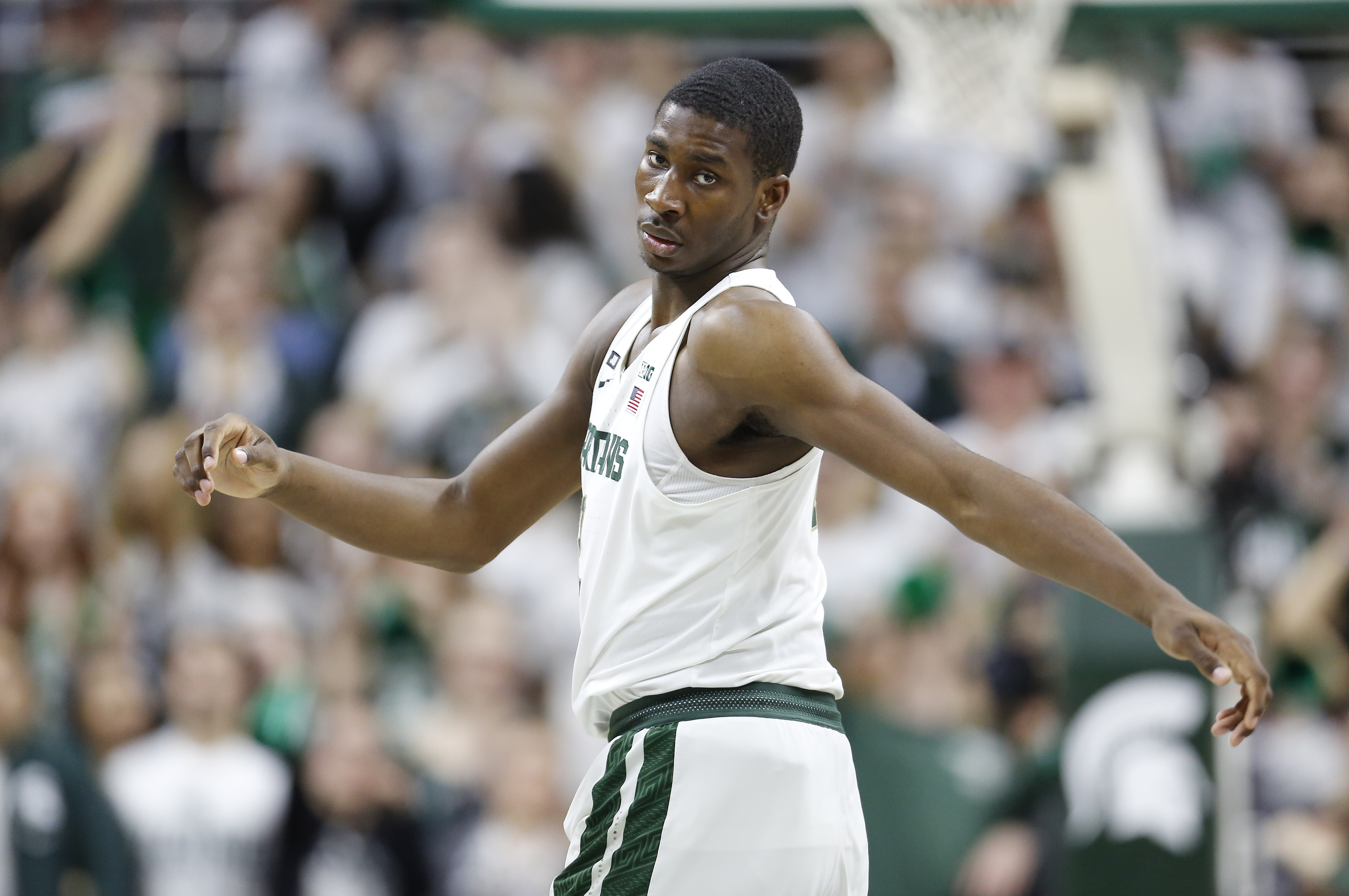 See Michigan State's Jaren Jackson on the cover of Sports