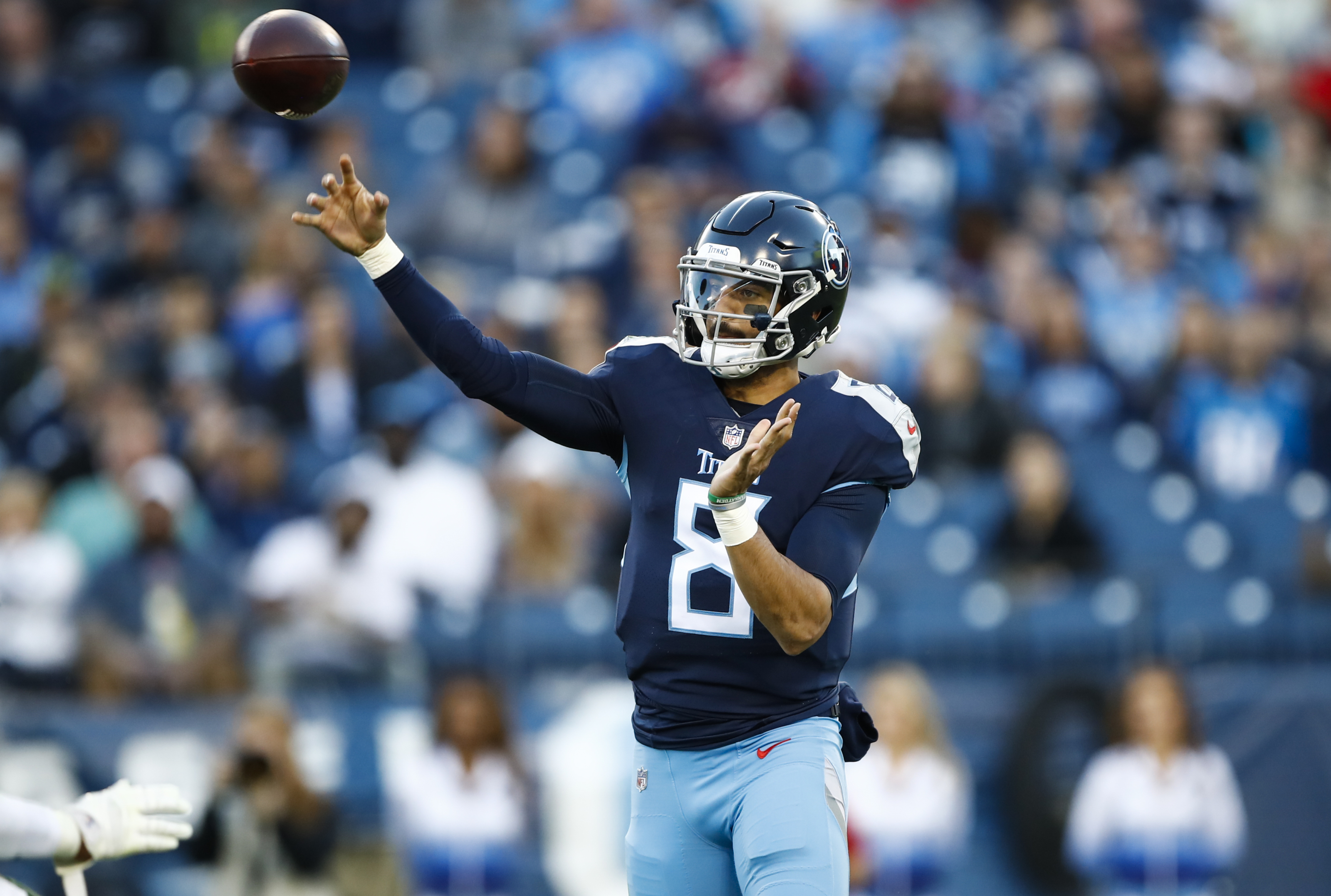 Pro Football Focus feels strongly about former Titans QB Marcus