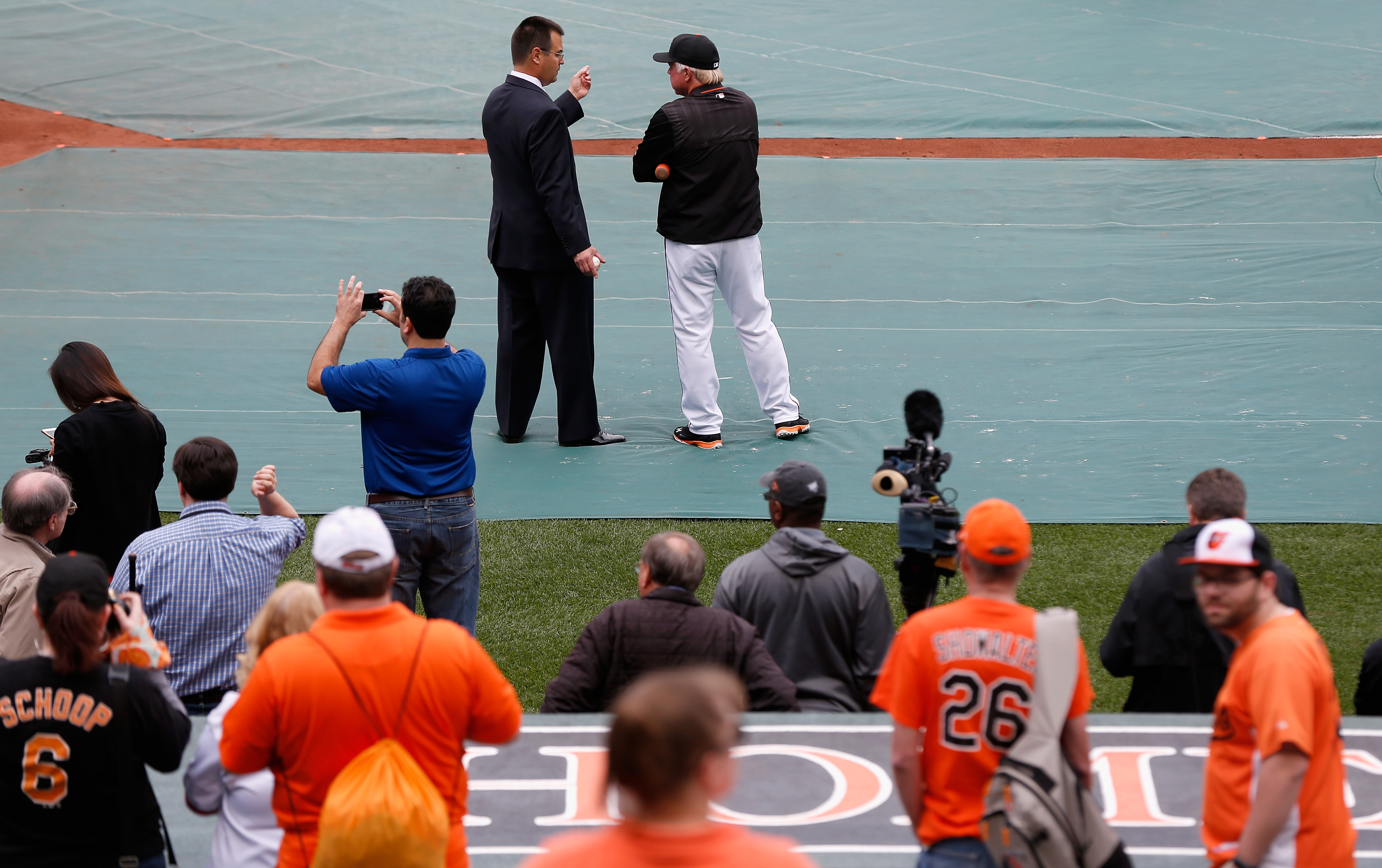 Baltimore Orioles on X: Brady Anderson & Buck Showalter chat during  the workout. #WeWontStop  / X