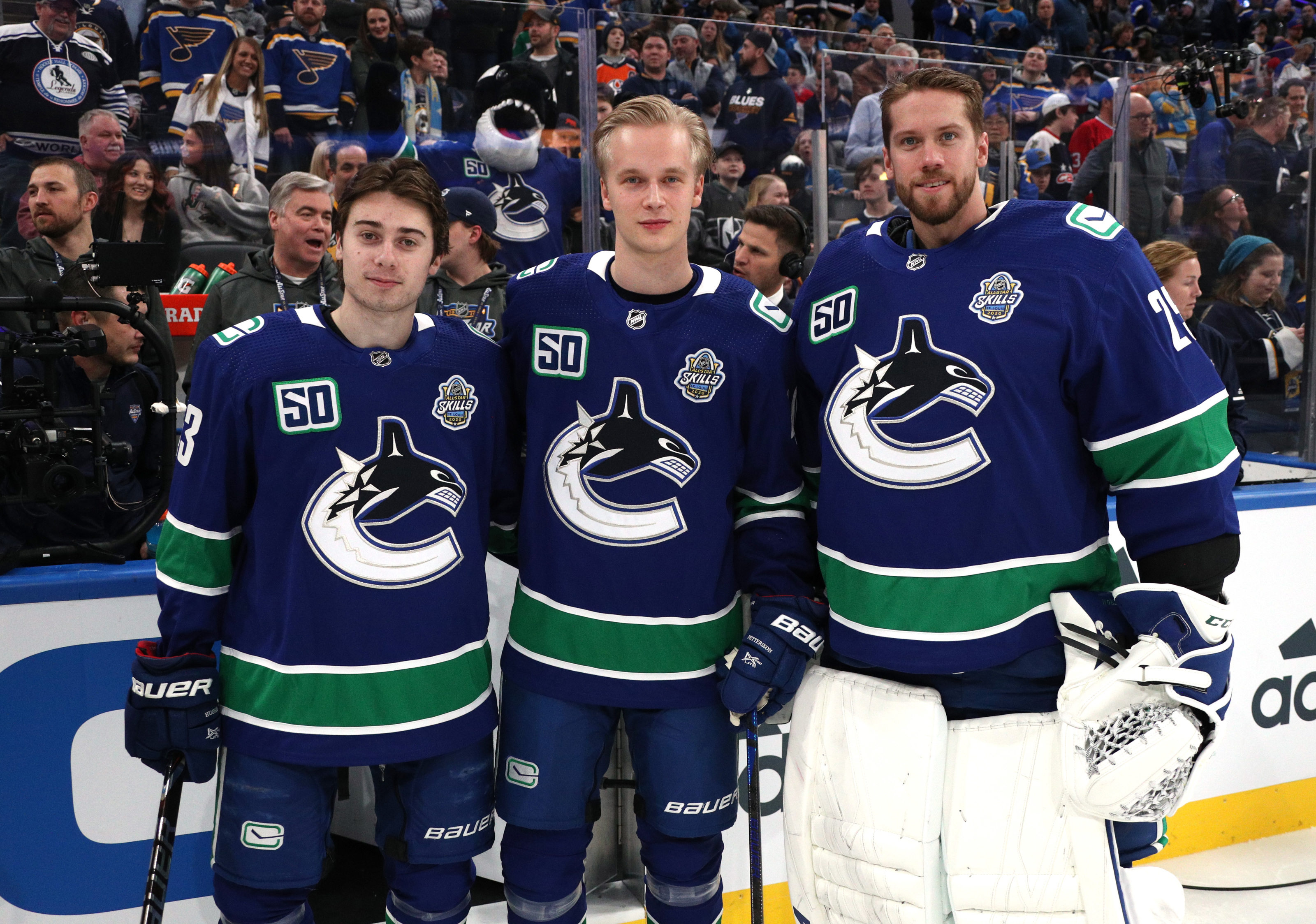 Which players who have played for both Vancouver Canucks and