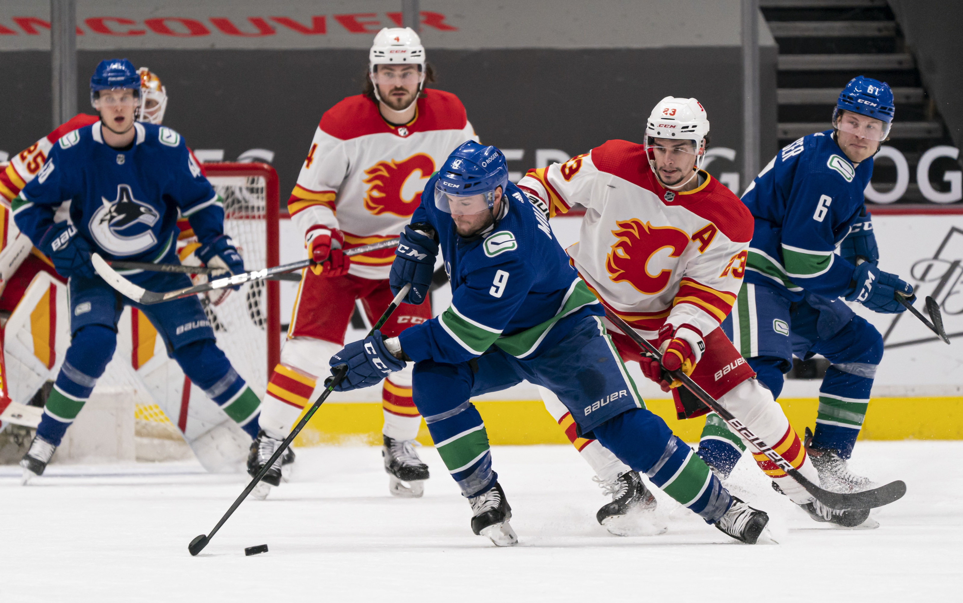 Gallery: Flames and Canucks battle in Game 4 of the playoffs