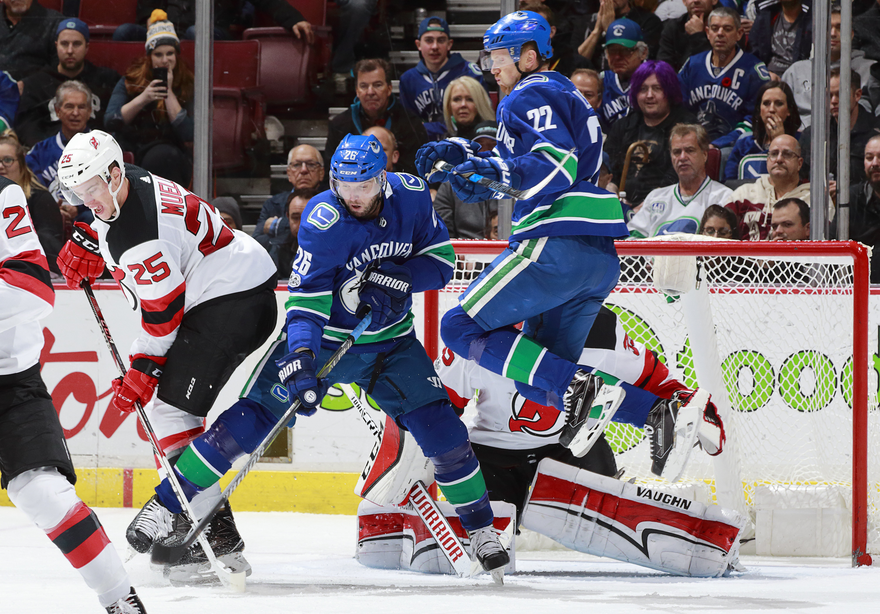 New Jersey Devils Lose Vancouver Canucks Winning Streak