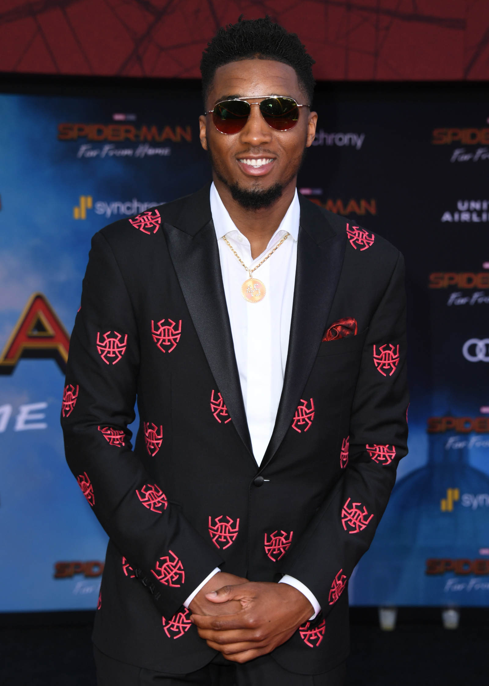 Utah Jazz star Donovan Mitchell spotted at 'Spider-Man: Far From Home'  World Premiere - SLC Dunk